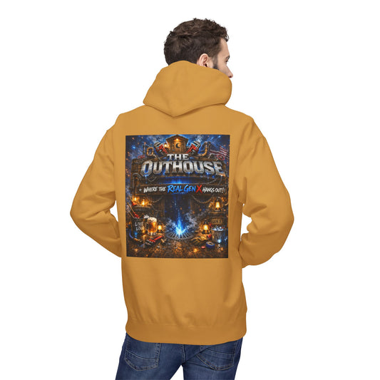Hoodie — "The Outhouse" Fantasy Gaming Crew Pullover