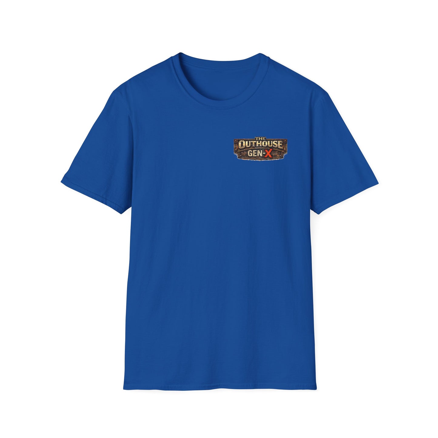 The Outhouse Cold Beer T-Shirt — Gen‑X Garage Hangout Graphic Tee