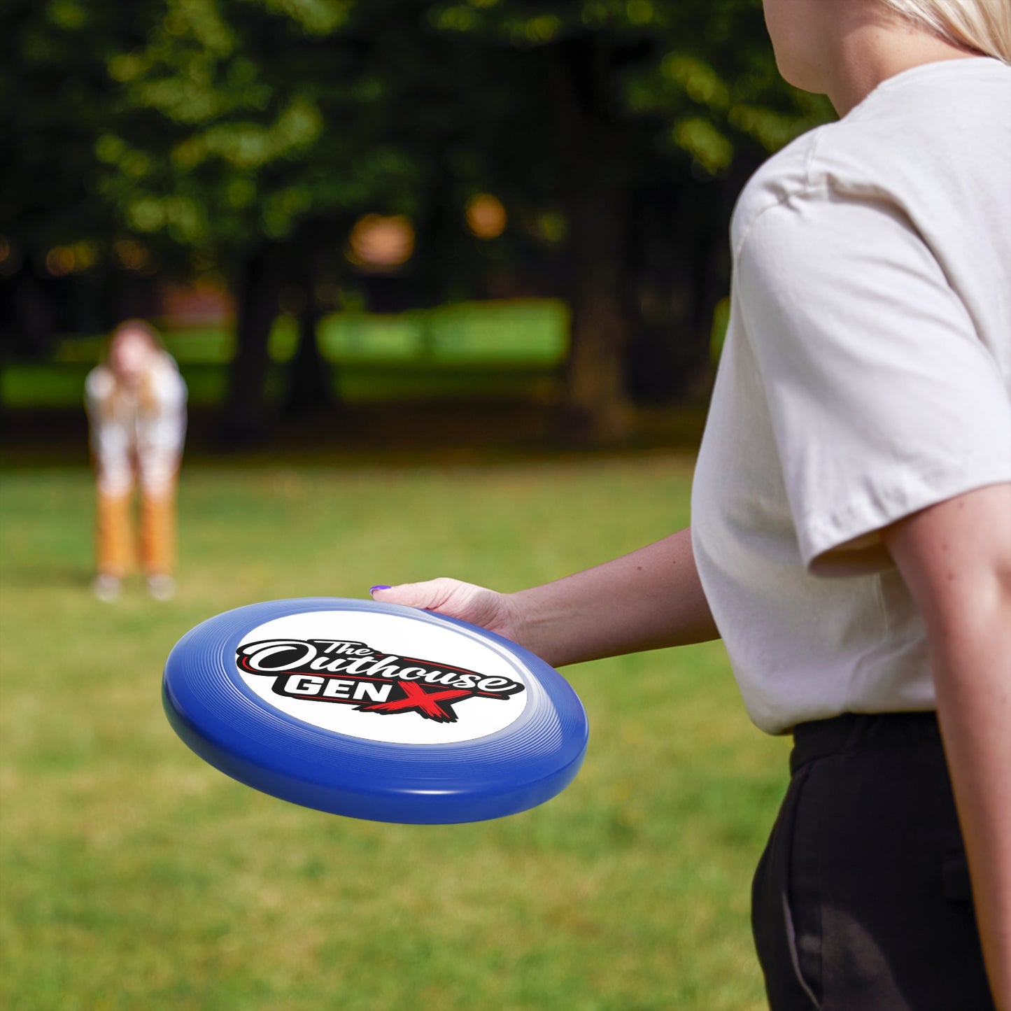 Frisbee — 'The Outhouse Gen X' Logo Flying Disc