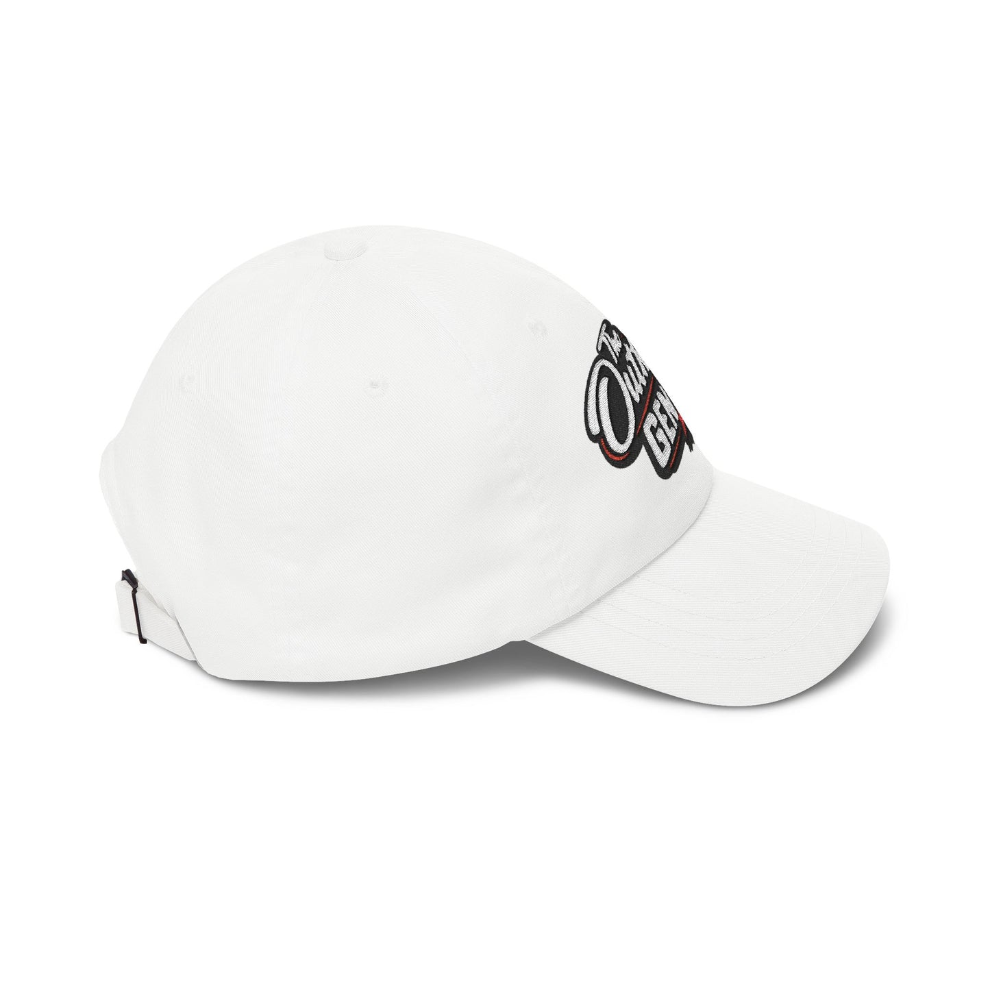 Outhouse Gen‑X Dad Cap — Bold Red X Logo Hat