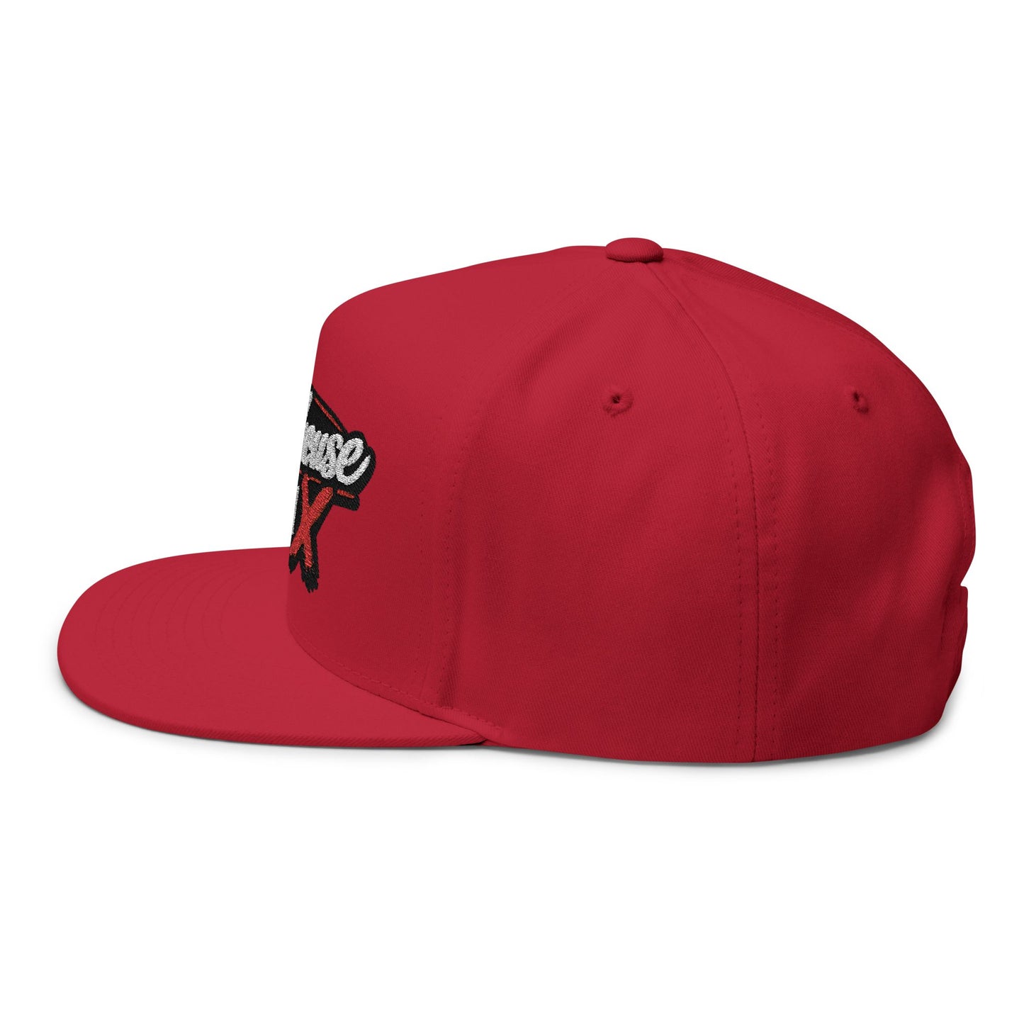 Flat Bill Cap — "The Outhouse Gen X" Embroidered Snapback