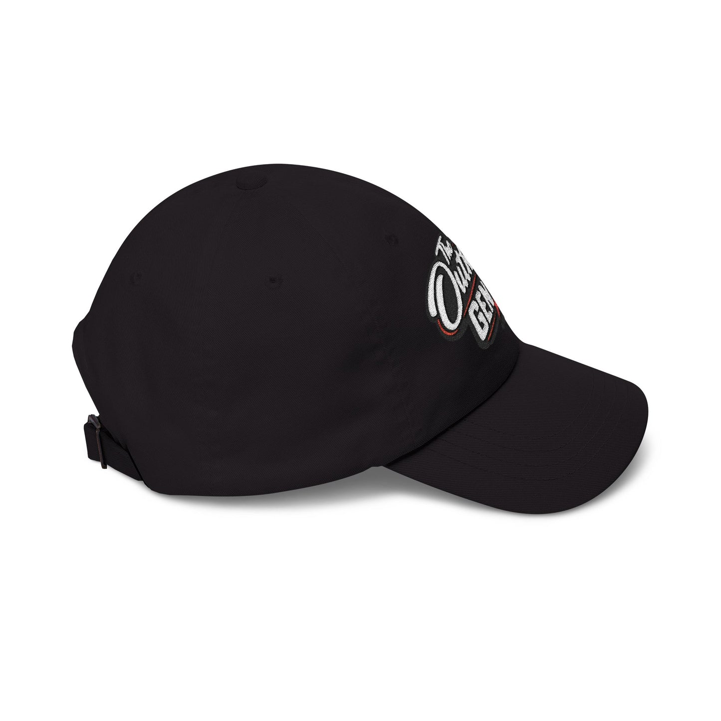 Outhouse Gen‑X Dad Cap — Bold Red X Logo Hat