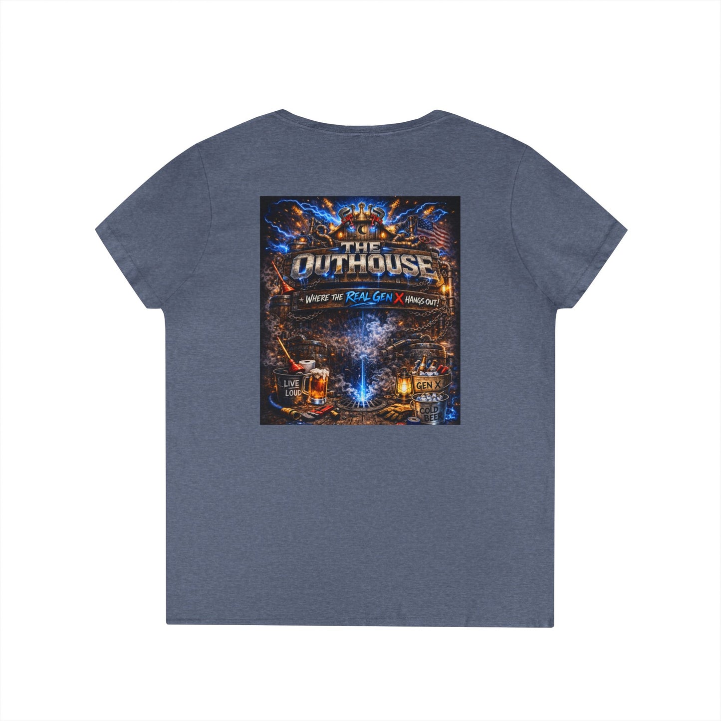 THE OUTHOUSE – GEN X GARAGE SERIES V-NECK