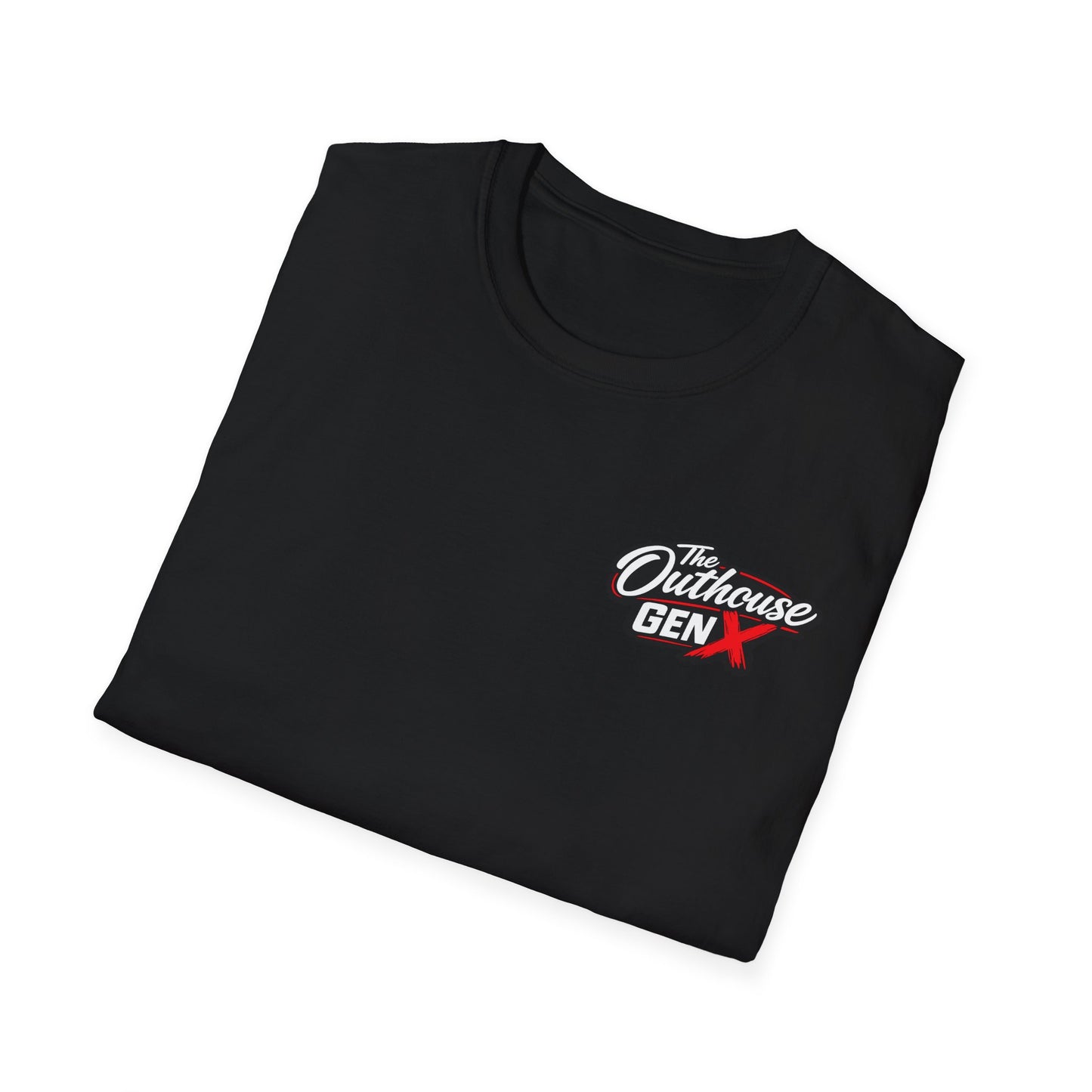 Outhouse Gen-X T-Shirt — "Gen-X Mood: IDK • IDC • IDGAF" Retro Beer Graphic