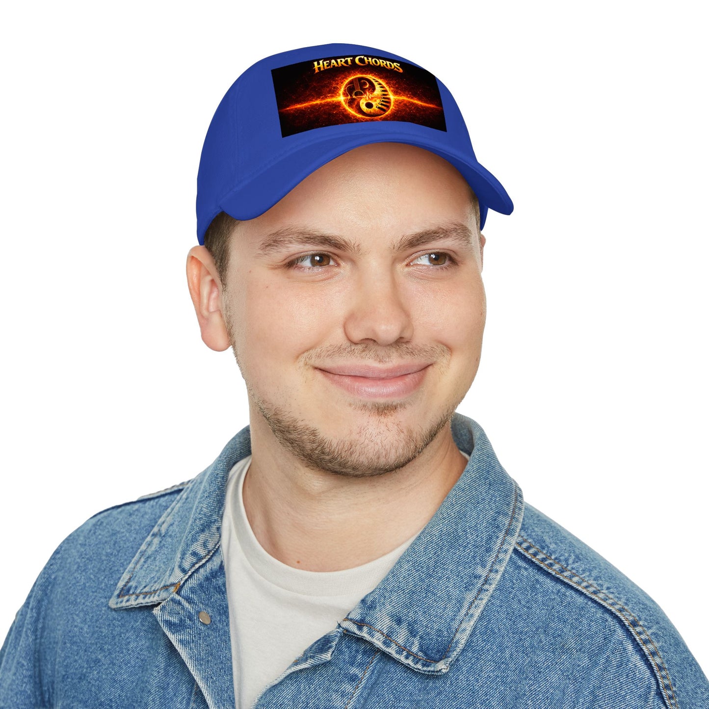 Heart Chords Baseball Cap — Fiery Yin Yang Music Logo