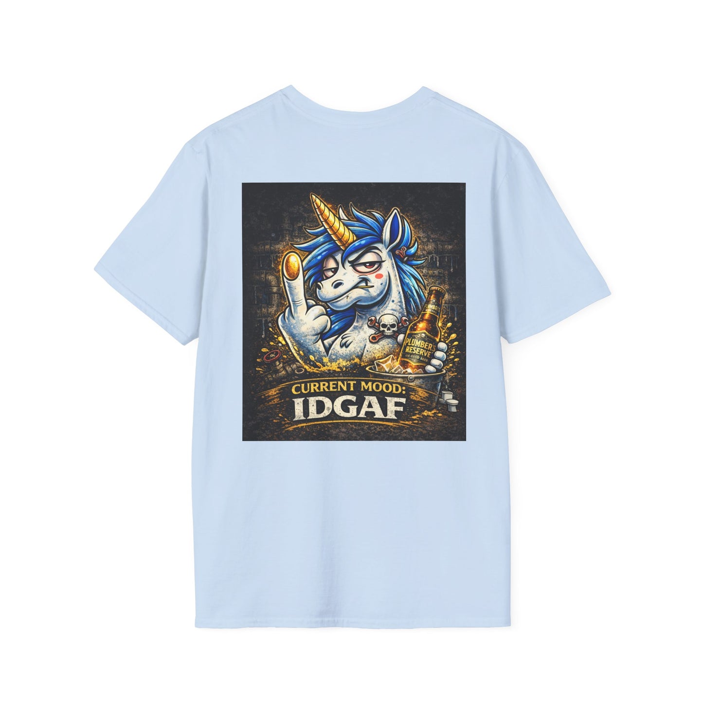 T-Shirt — 'I Have 3 Moods' Funny Unicorn Graphic Tee