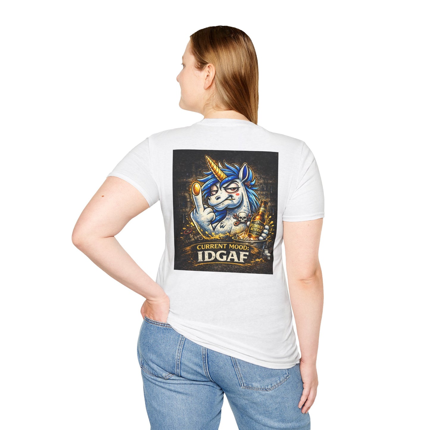 T-Shirt — 'I Have 3 Moods' Funny Unicorn Graphic Tee