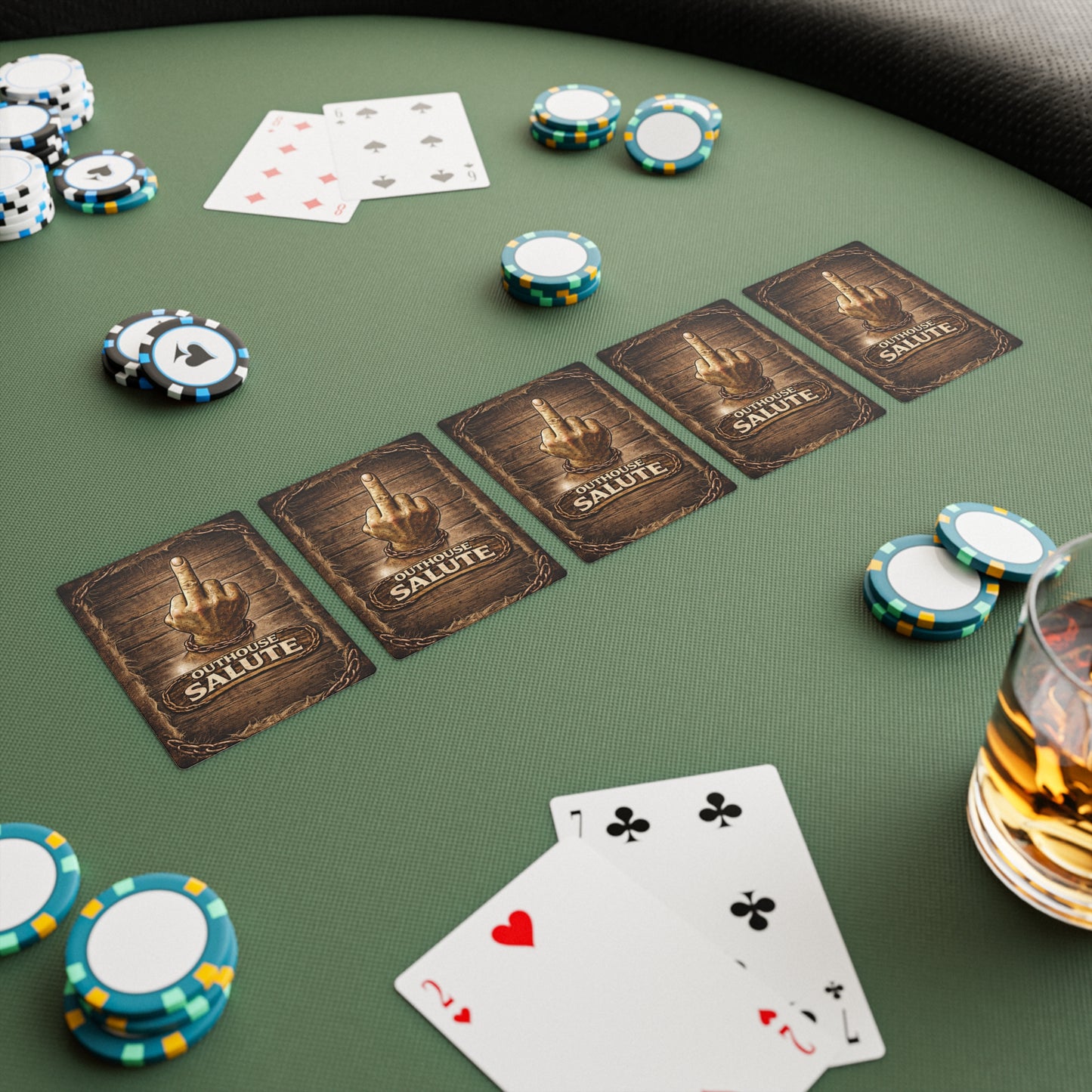 💥OUTHOUSE SALUTE™ POKER CARDS