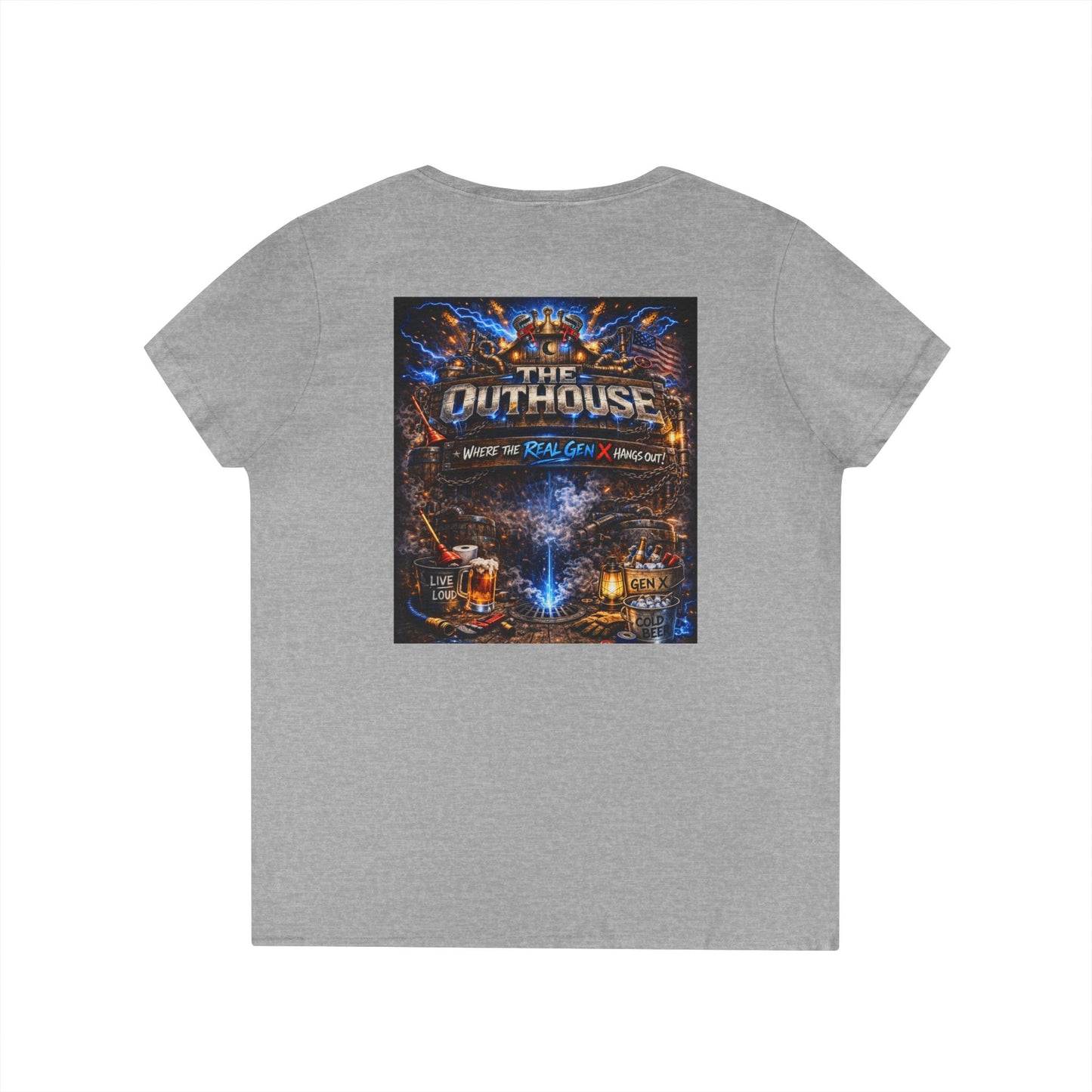 THE OUTHOUSE – GEN X GARAGE SERIES V-NECK
