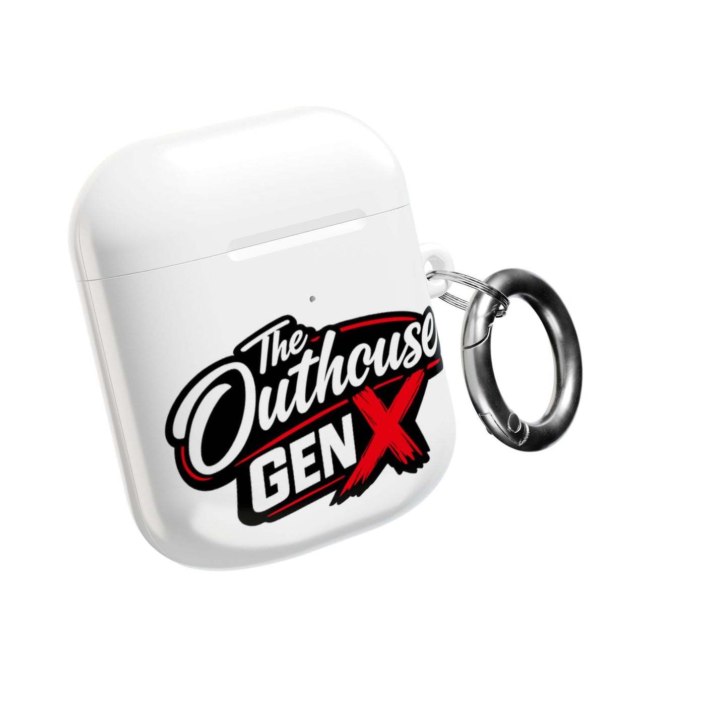 Gen X Outhouse AirPod Case – Retro Logo Protective Earbud Cover