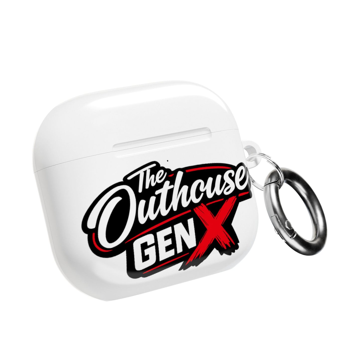 Gen X Outhouse AirPod Case – Retro Logo Protective Earbud Cover