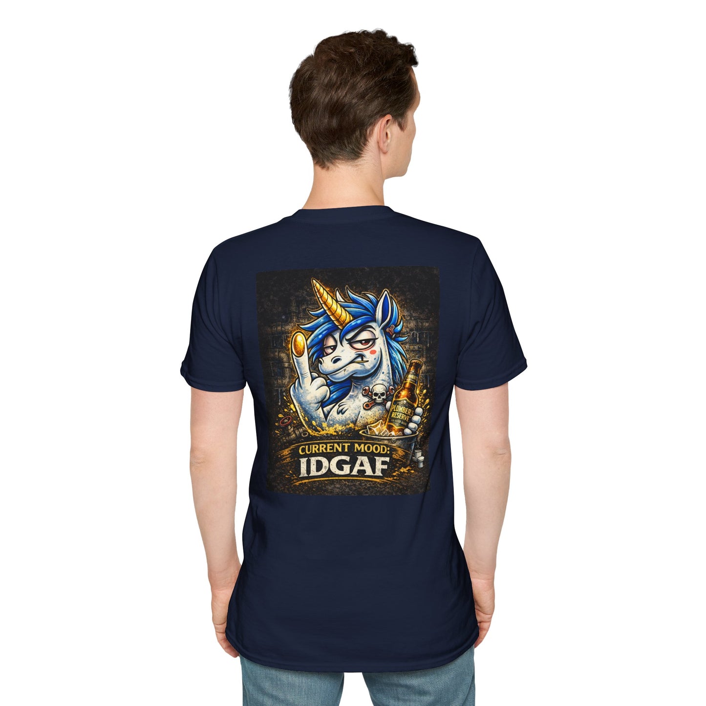 T-Shirt — 'I Have 3 Moods' Funny Unicorn Graphic Tee