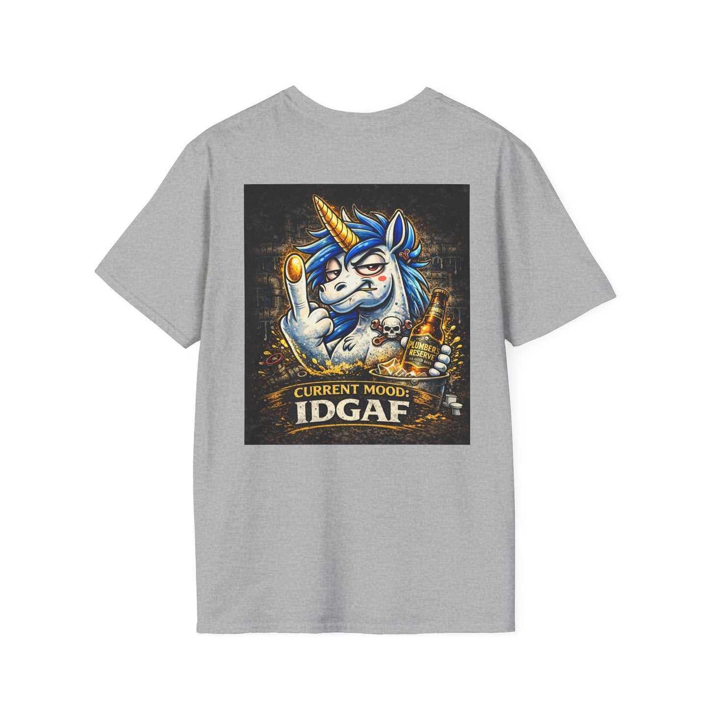 T-Shirt — 'I Have 3 Moods' Funny Unicorn Graphic Tee