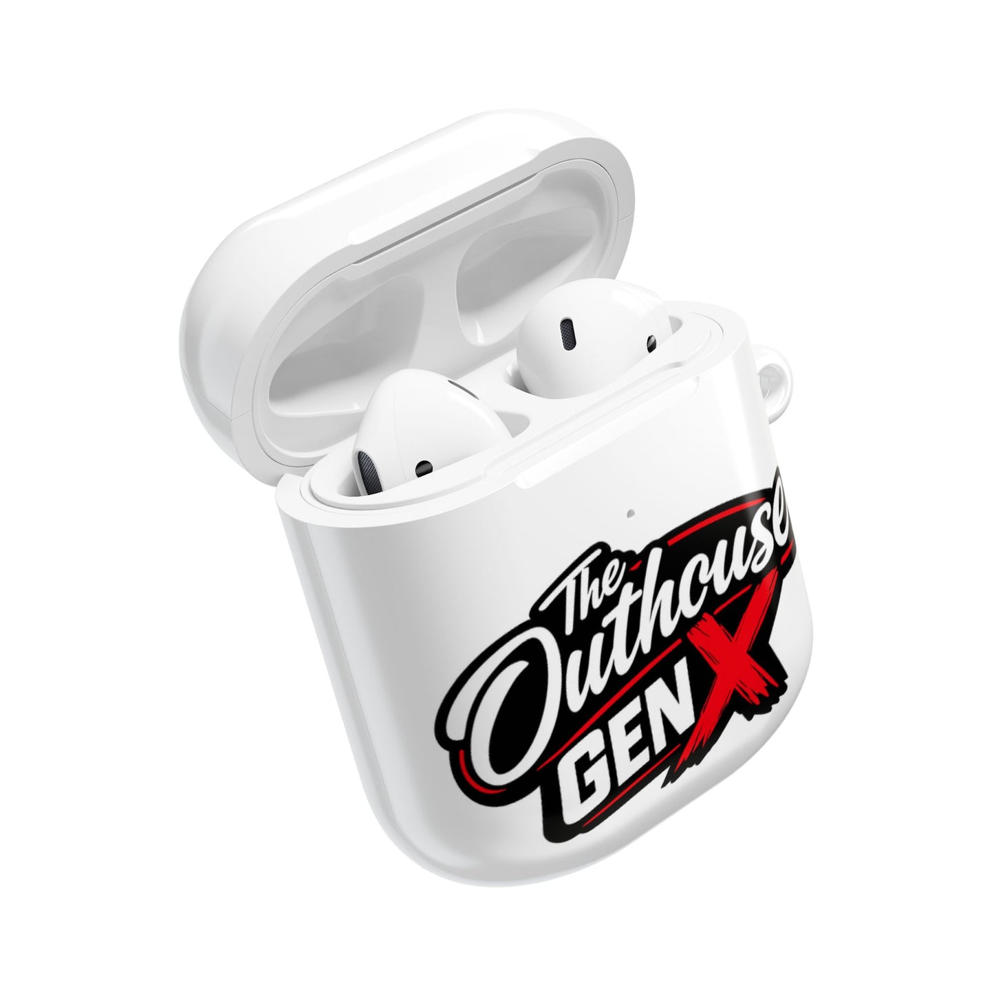 Gen X Outhouse AirPod Case – Retro Logo Protective Earbud Cover