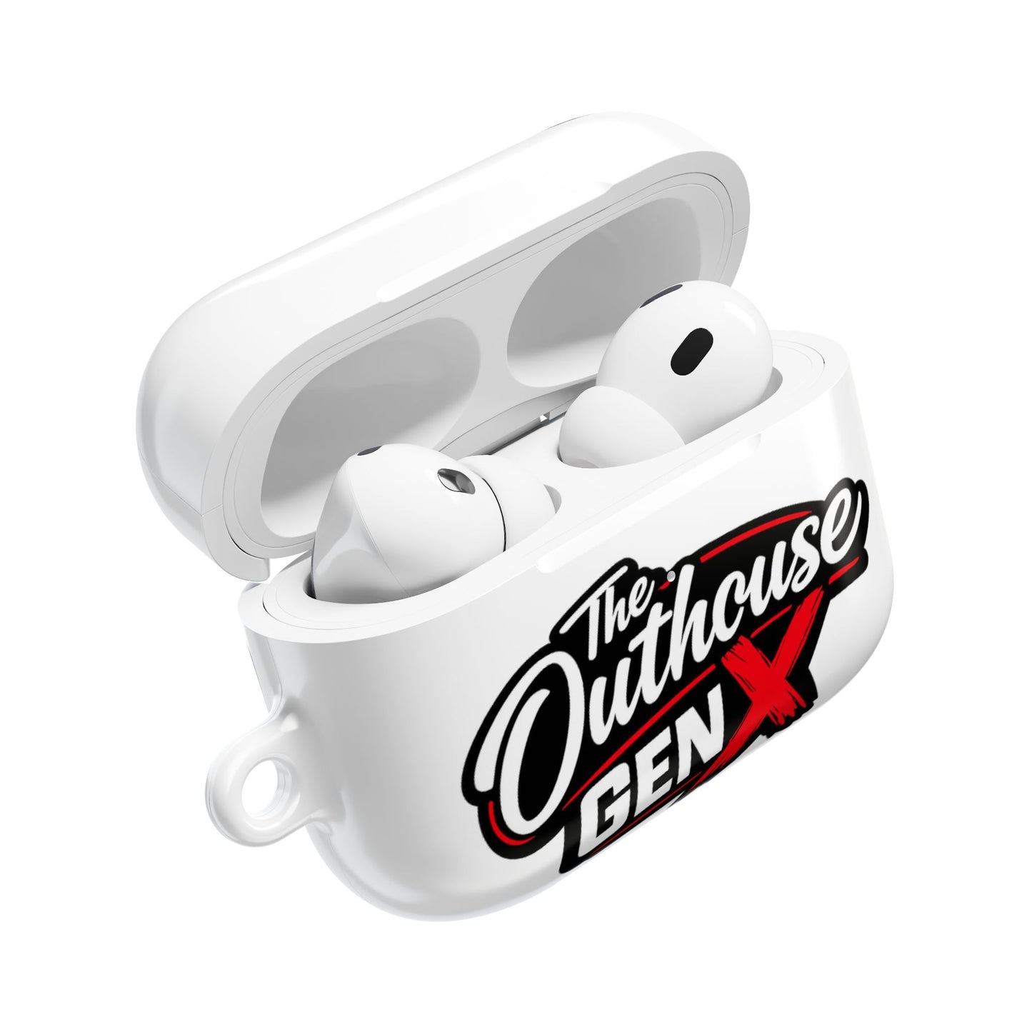Gen X Outhouse AirPod Case – Retro Logo Protective Earbud Cover