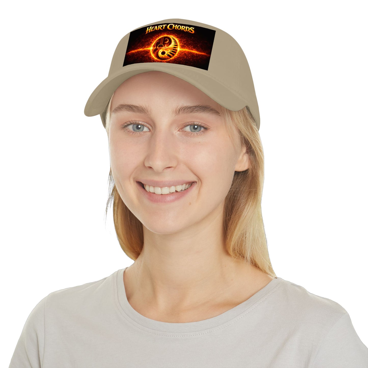 Heart Chords Baseball Cap — Fiery Yin Yang Music Logo