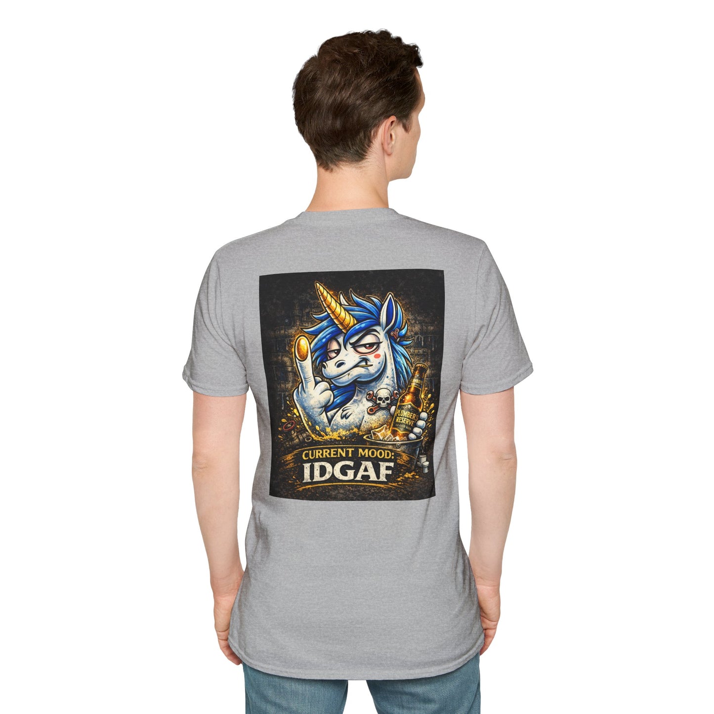T-Shirt — 'I Have 3 Moods' Funny Unicorn Graphic Tee