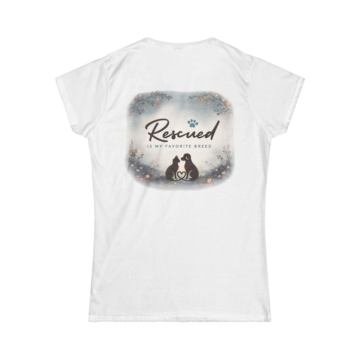 Rescued Is My Favorite Breed Women's Tee