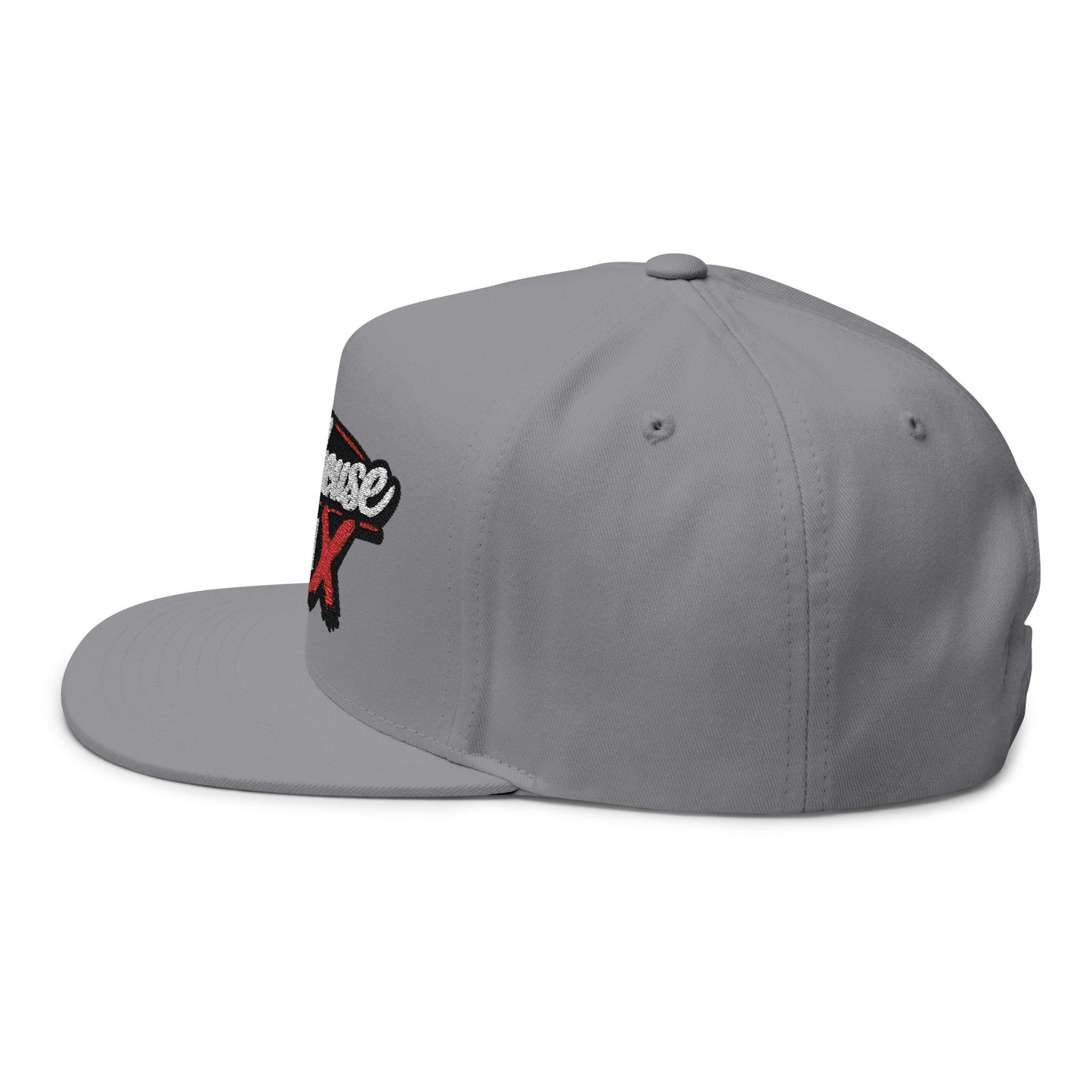 Flat Bill Cap — "The Outhouse Gen X" Embroidered Snapback