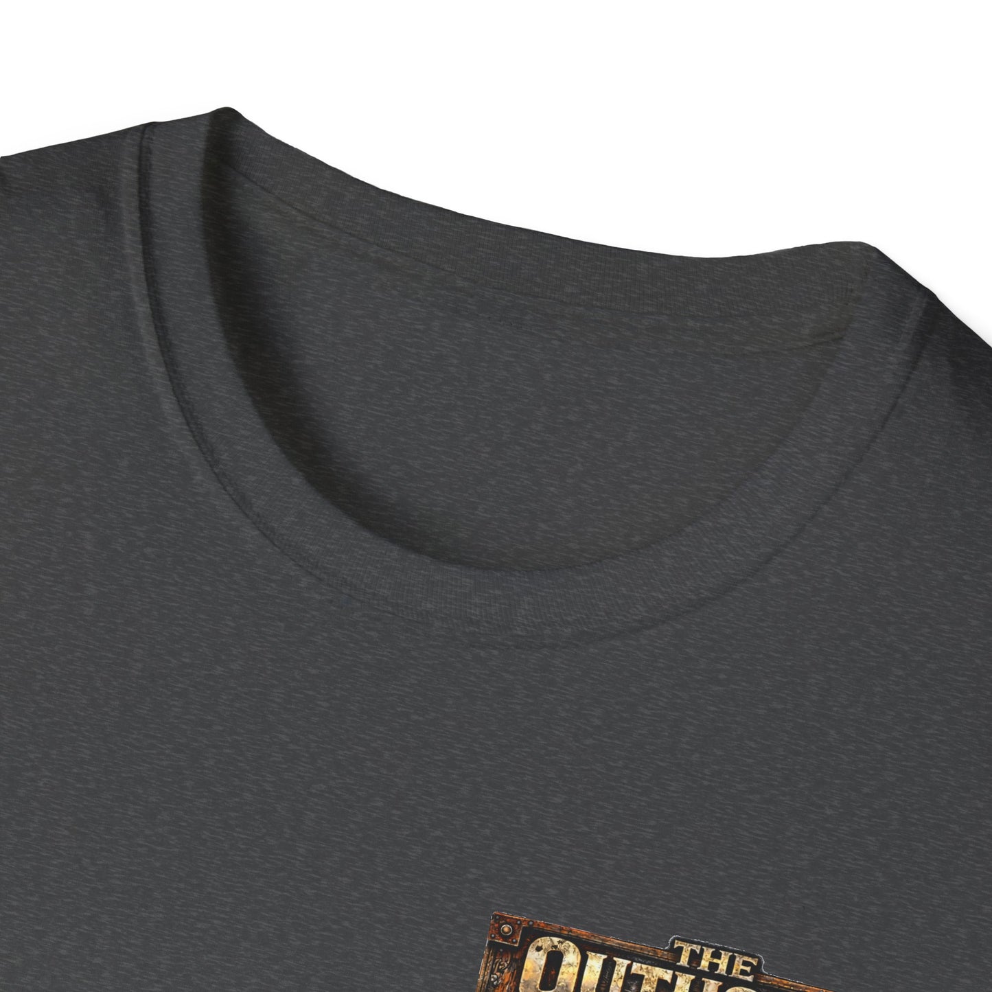 Outhouse Salute T-Shirt — Rustic Hand Gesture Graphic Tee