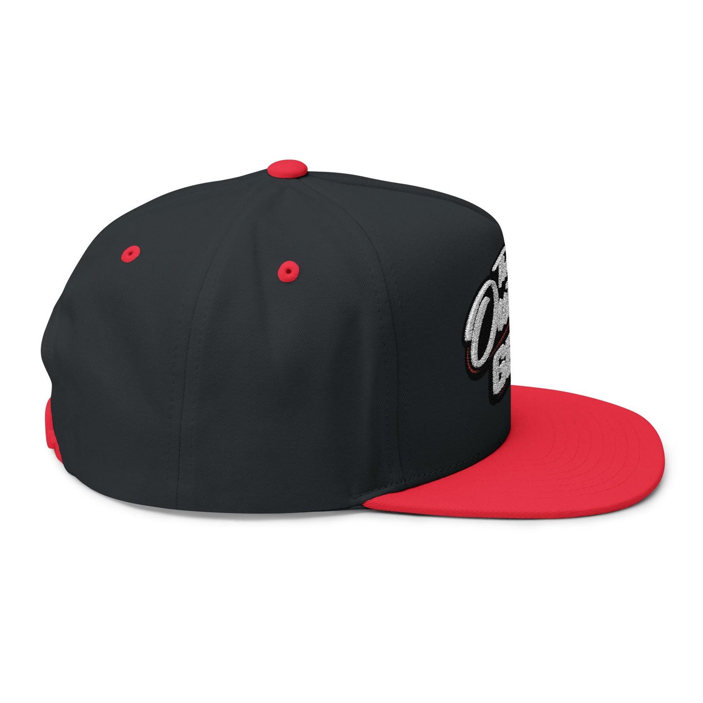 Flat Bill Cap — "The Outhouse Gen X" Embroidered Snapback