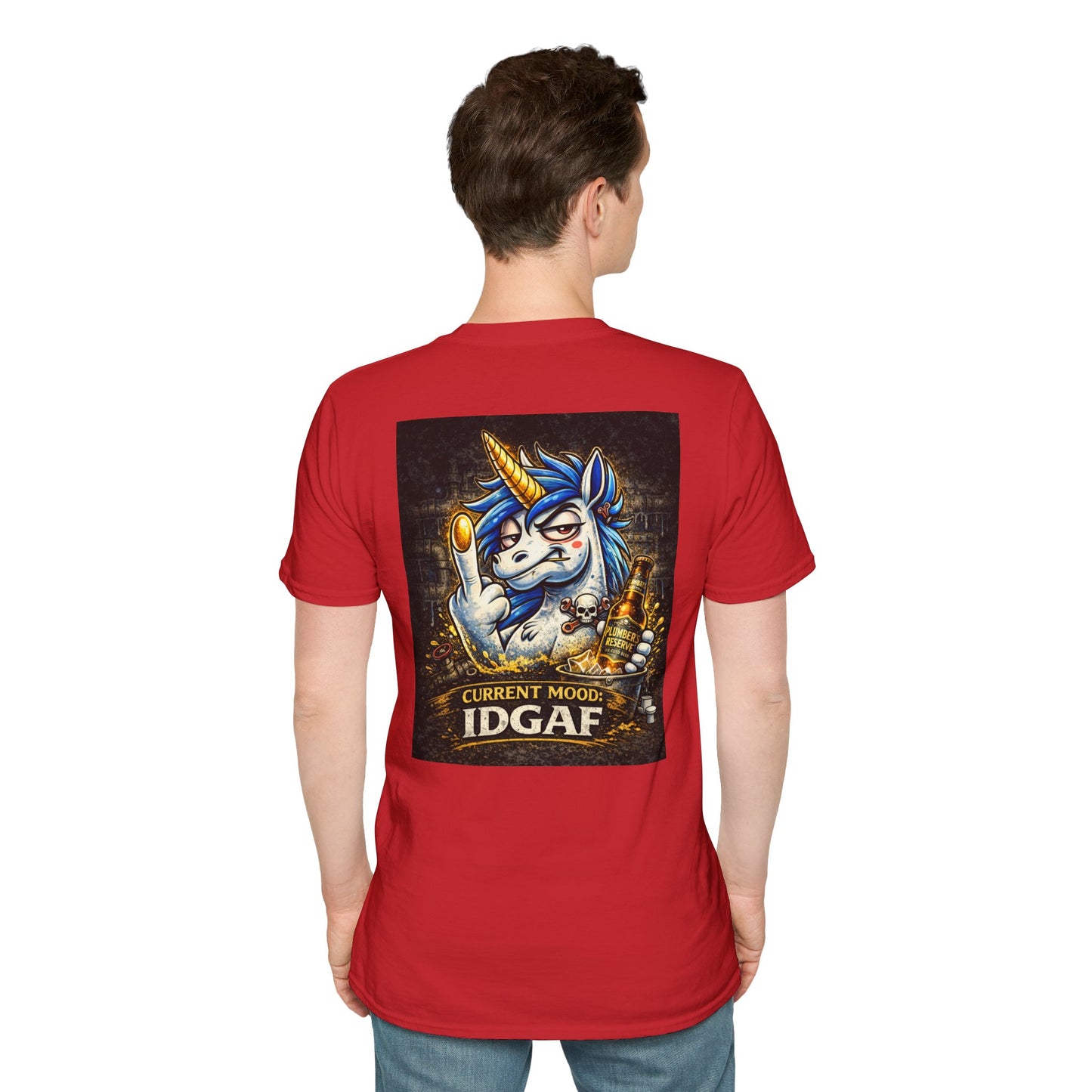 T-Shirt — 'I Have 3 Moods' Funny Unicorn Graphic Tee