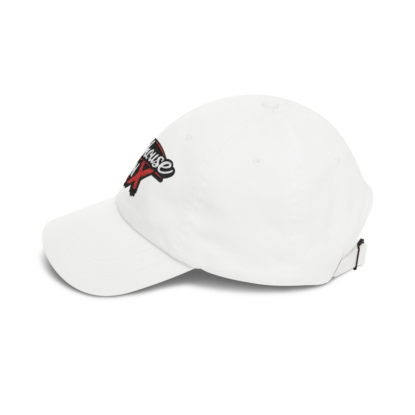 Outhouse Gen‑X Dad Cap — Bold Red X Logo Hat