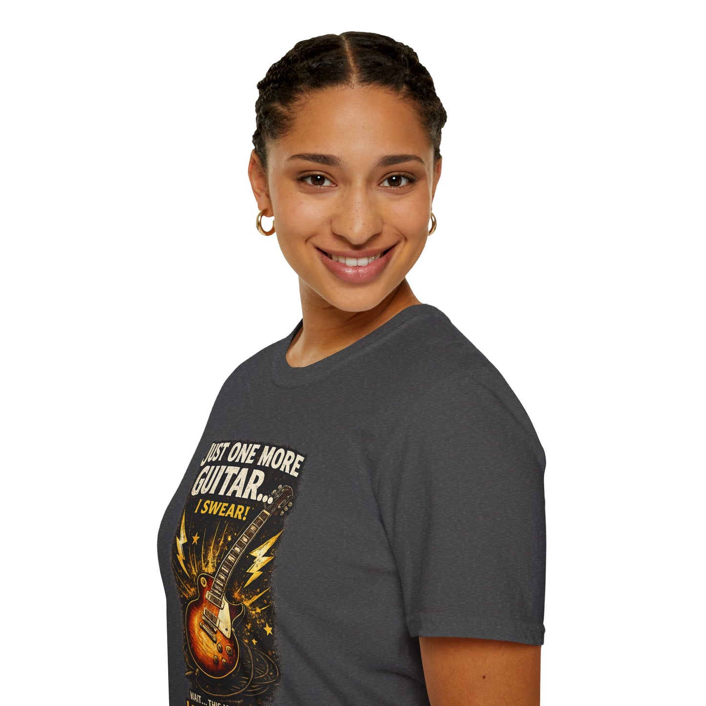 Guitar Lover T‑Shirt — "Just One More Guitar, I Lost Count" Retro Electric Guitar Tee