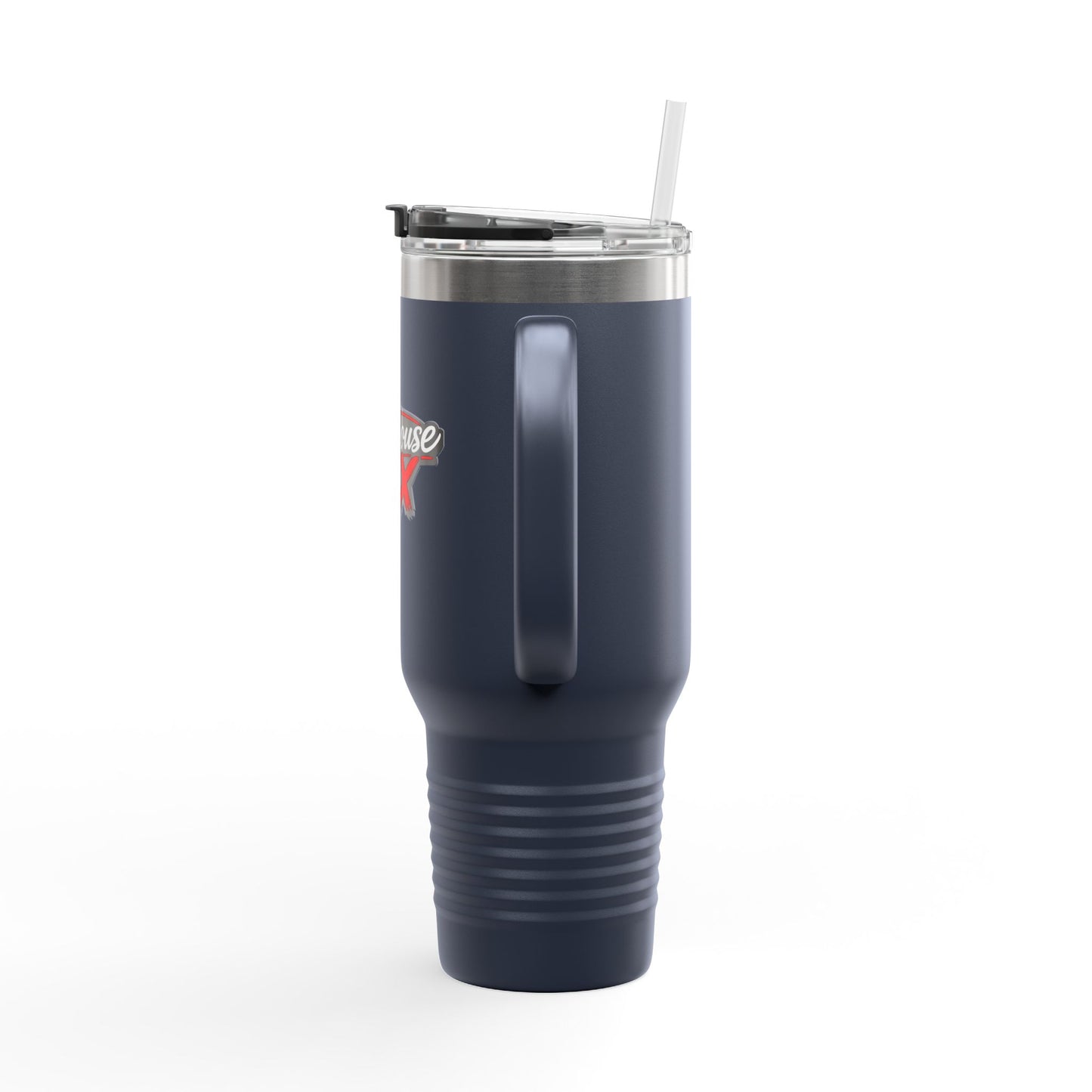 Outhouse Gen-X Insulated Tumbler — 40oz Travel Mug with Red X Logo