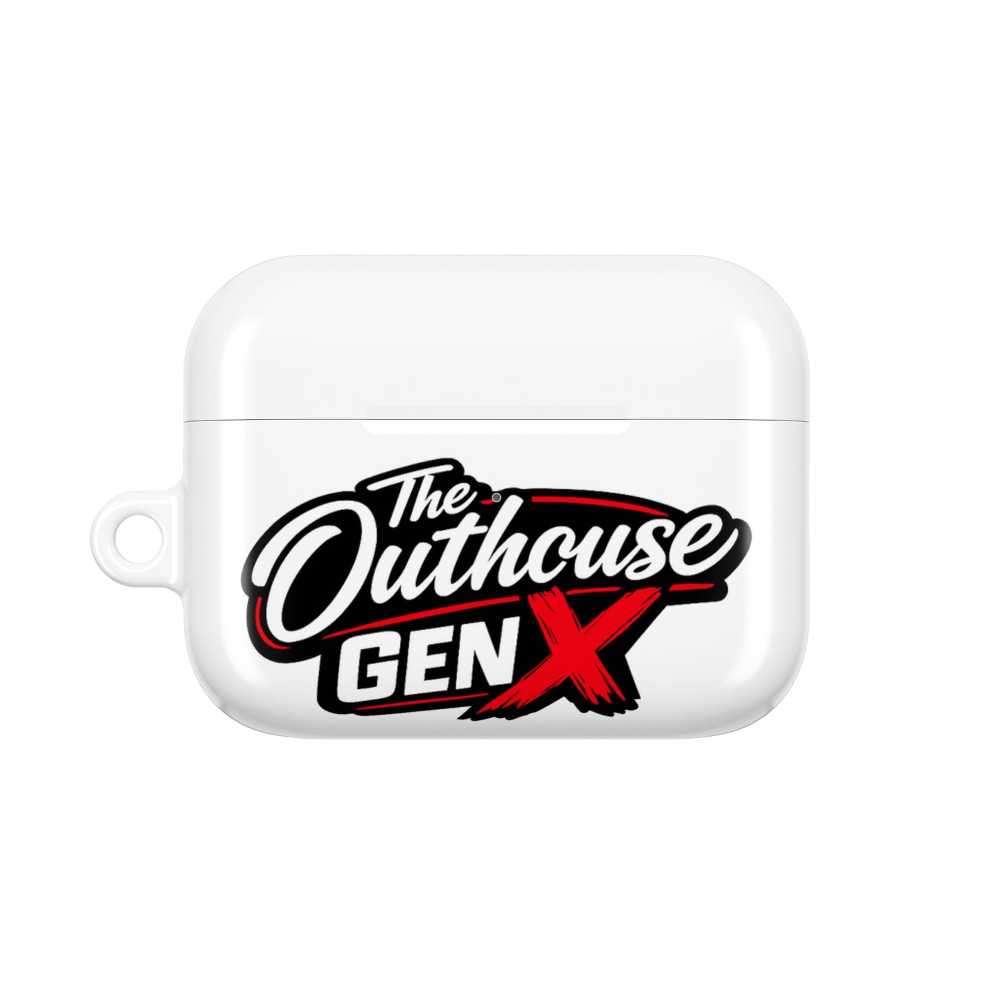 Gen X Outhouse AirPod Case – Retro Logo Protective Earbud Cover