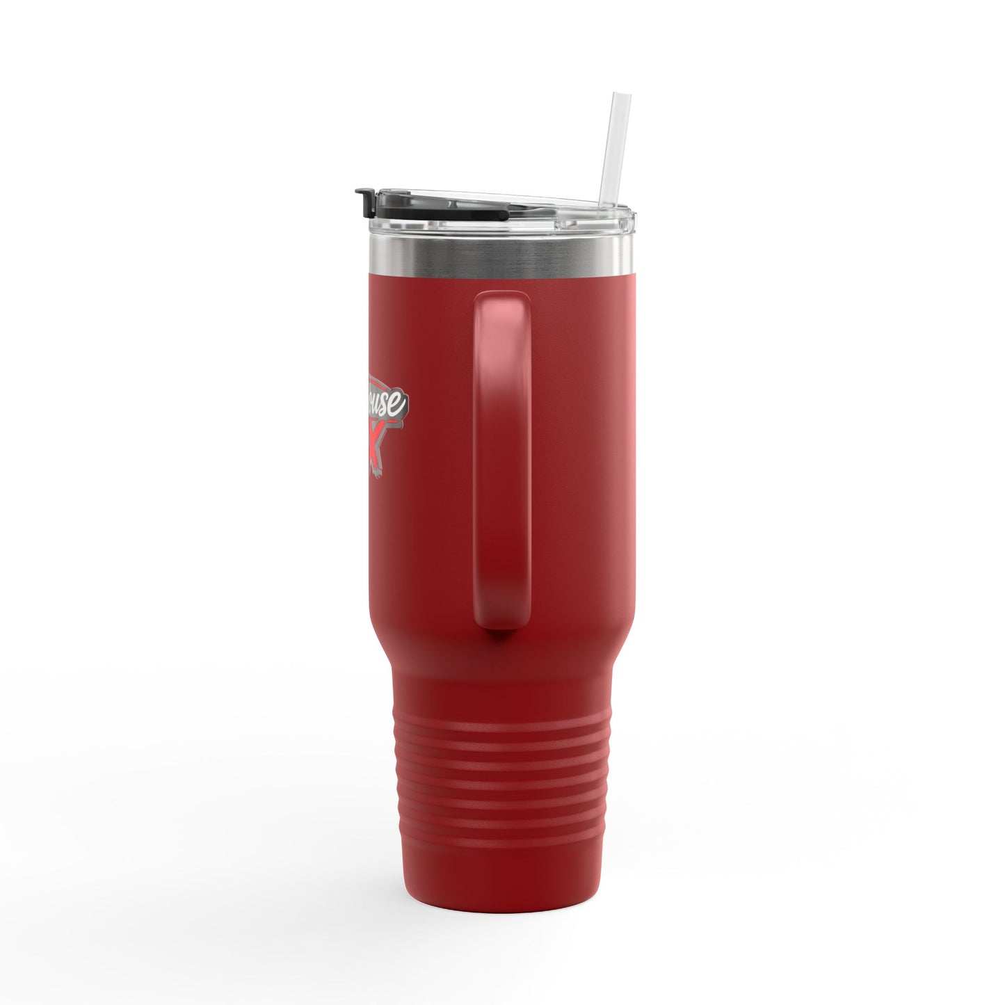 Outhouse Gen-X Insulated Tumbler — 40oz Travel Mug with Red X Logo