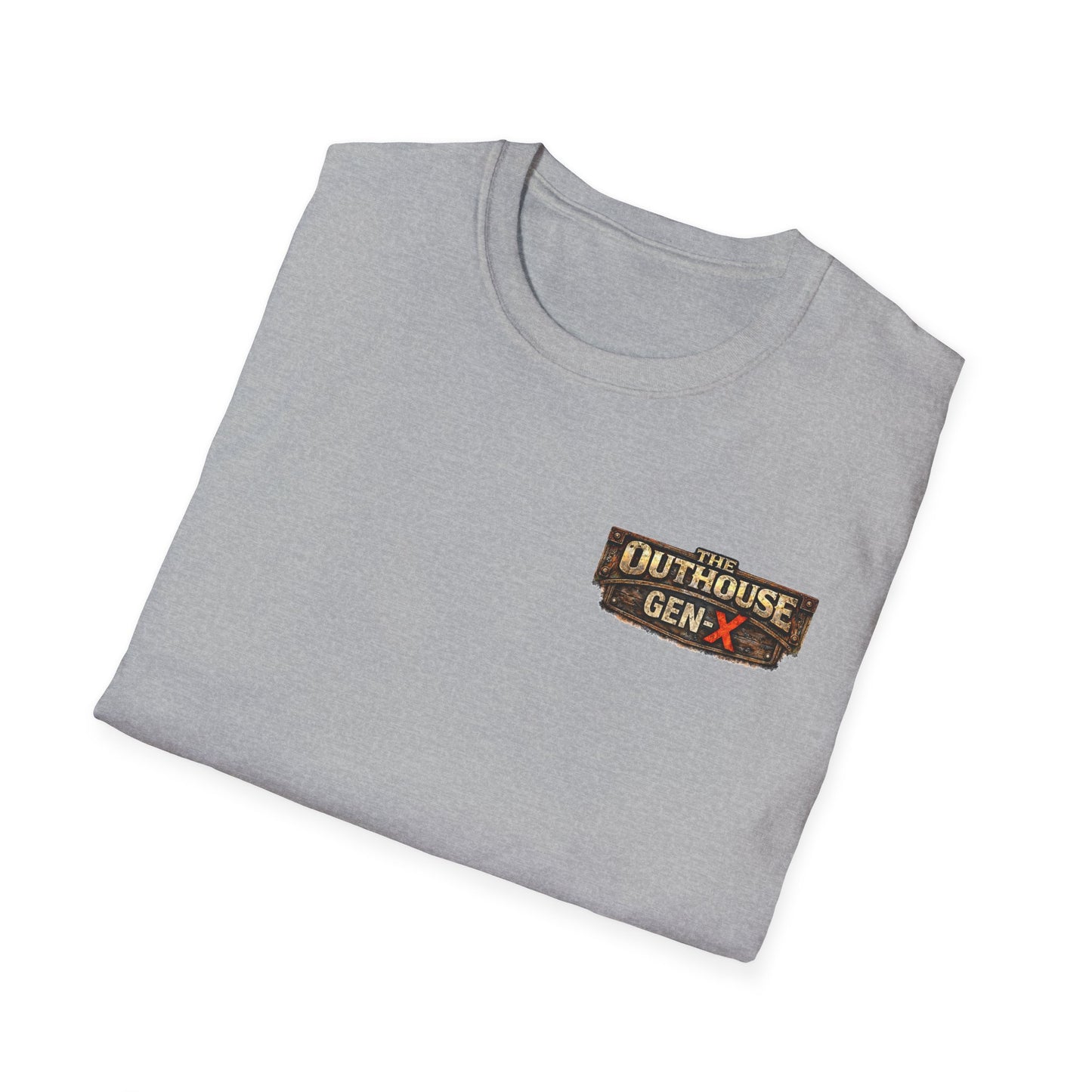 The Outhouse Cold Beer T-Shirt — Gen‑X Garage Hangout Graphic Tee