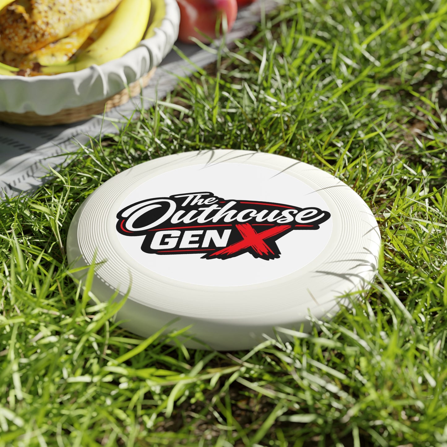 Frisbee — 'The Outhouse Gen X' Logo Flying Disc