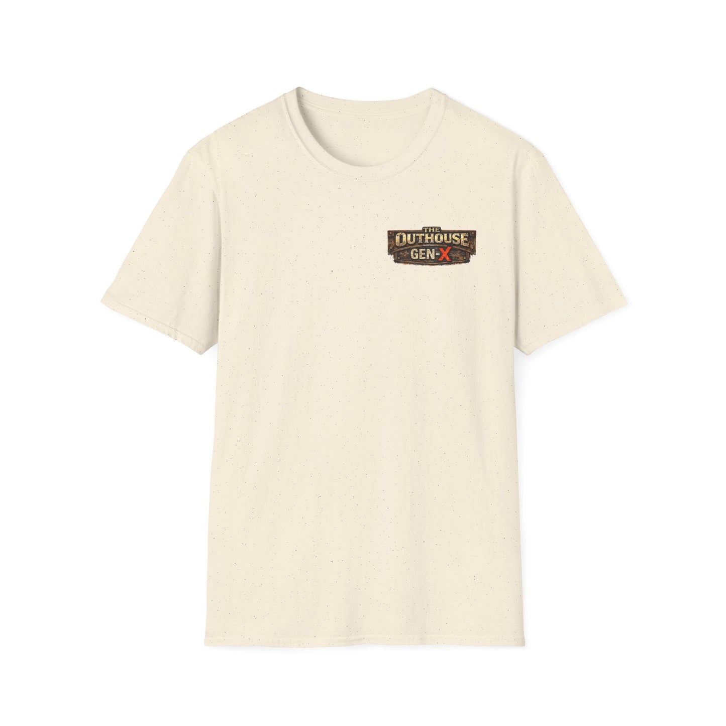 The Outhouse Cold Beer T-Shirt — Gen‑X Garage Hangout Graphic Tee