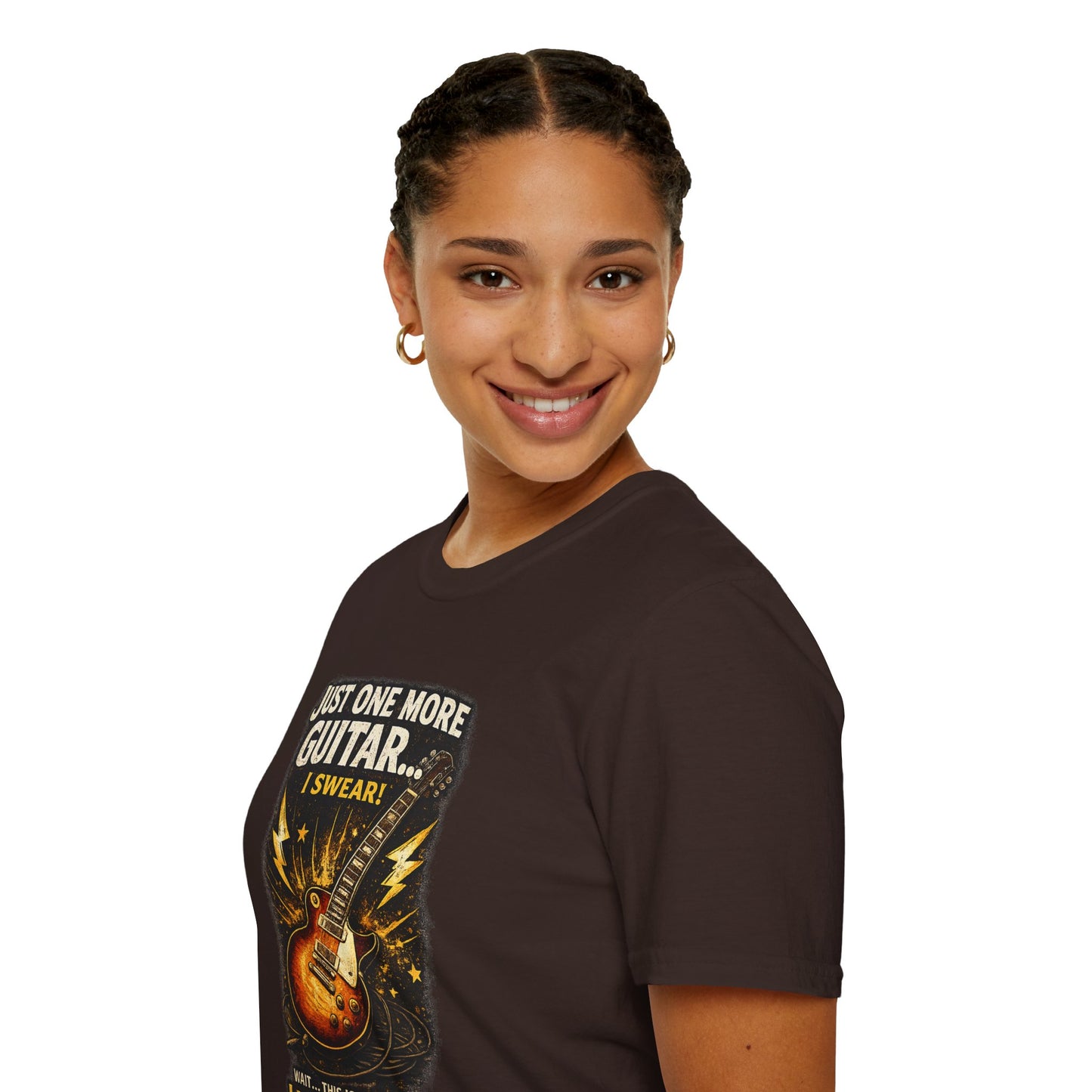 Guitar Lover T‑Shirt — "Just One More Guitar, I Lost Count" Retro Electric Guitar Tee