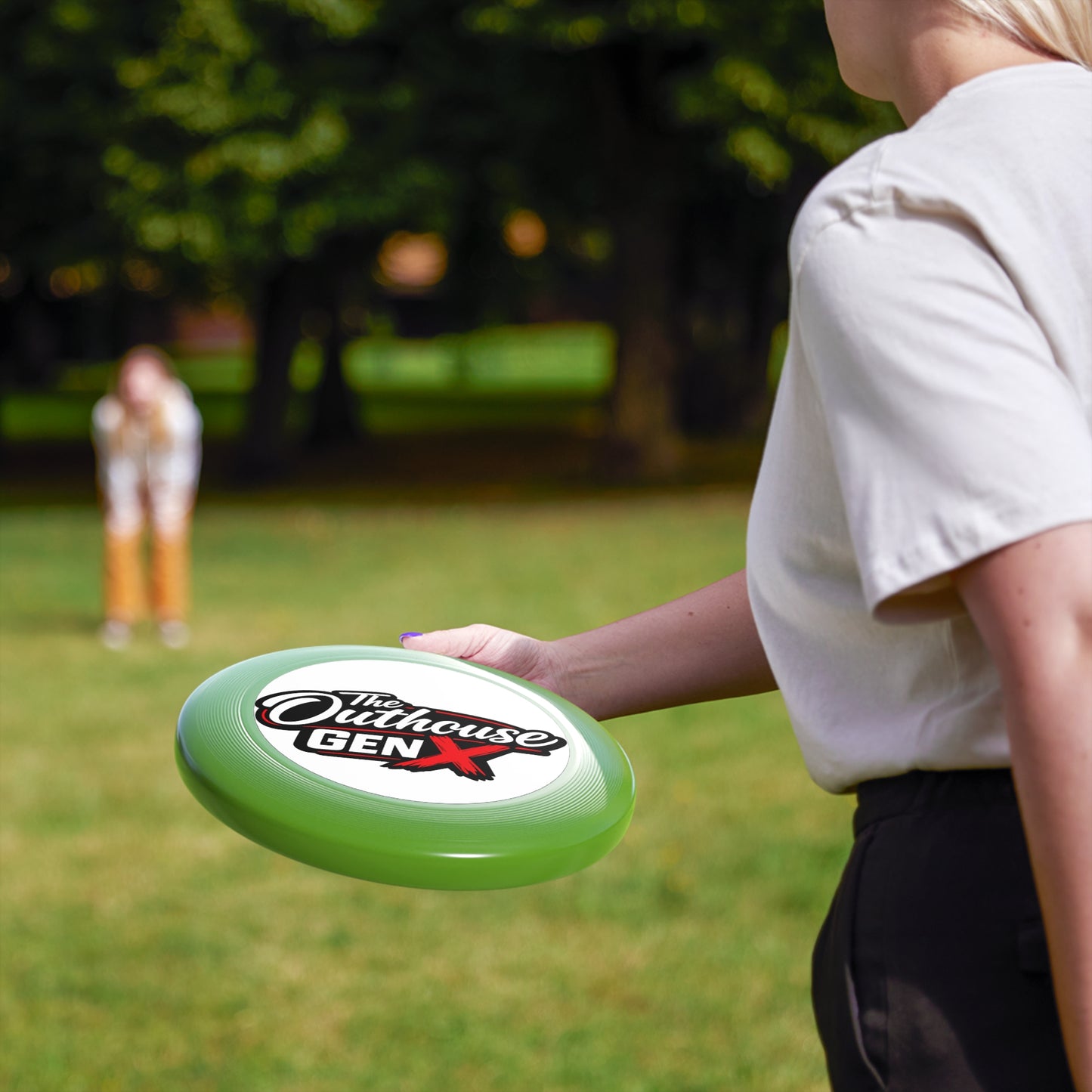 Frisbee — 'The Outhouse Gen X' Logo Flying Disc