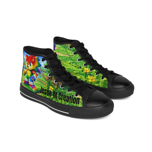 Custom Cartoon Character High-Top Sneakers — Jesse M Creation