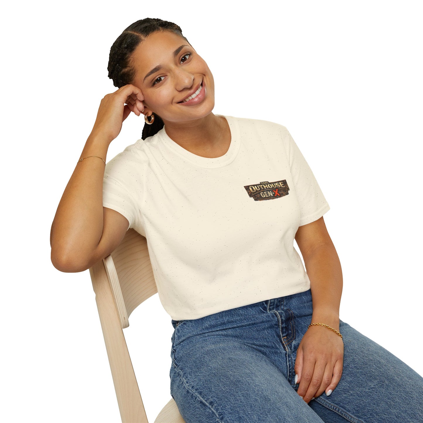 The Outhouse Cold Beer T-Shirt — Gen‑X Garage Hangout Graphic Tee