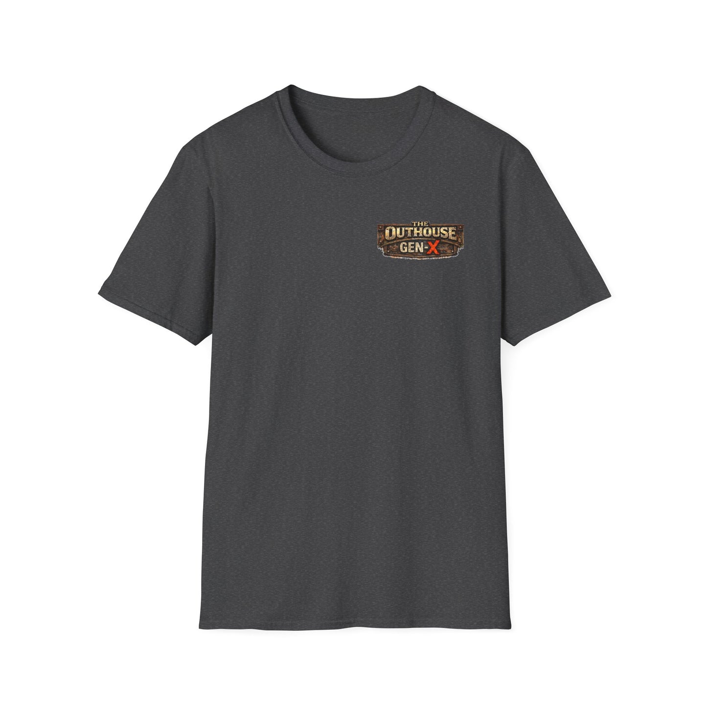 The Outhouse Cold Beer T-Shirt — Gen‑X Garage Hangout Graphic Tee