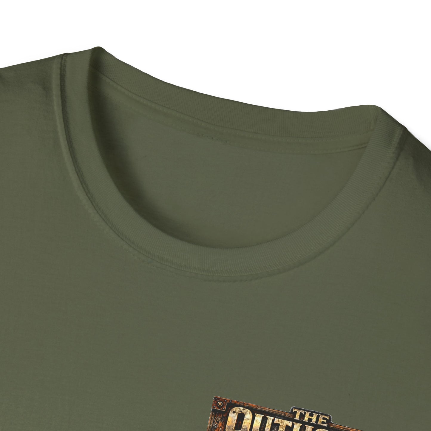 Outhouse Salute T-Shirt — Rustic Hand Gesture Graphic Tee