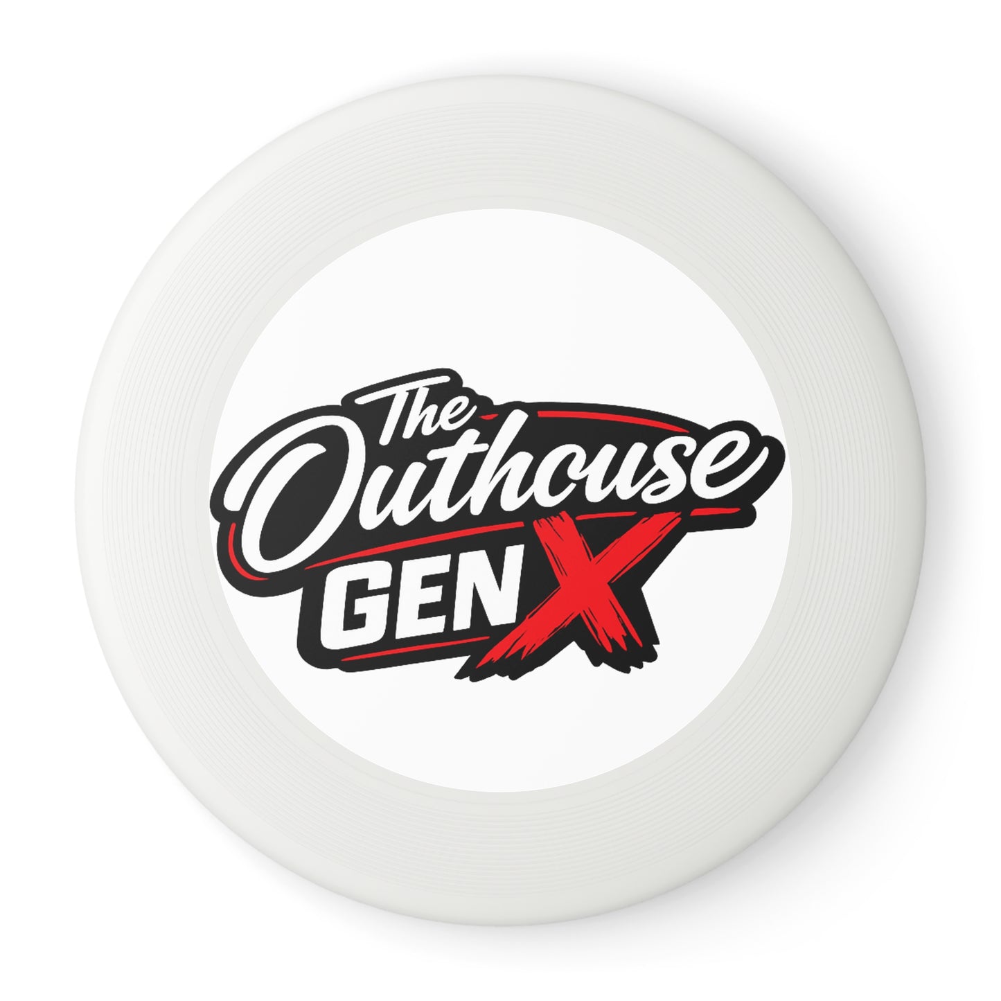 Frisbee — 'The Outhouse Gen X' Logo Flying Disc
