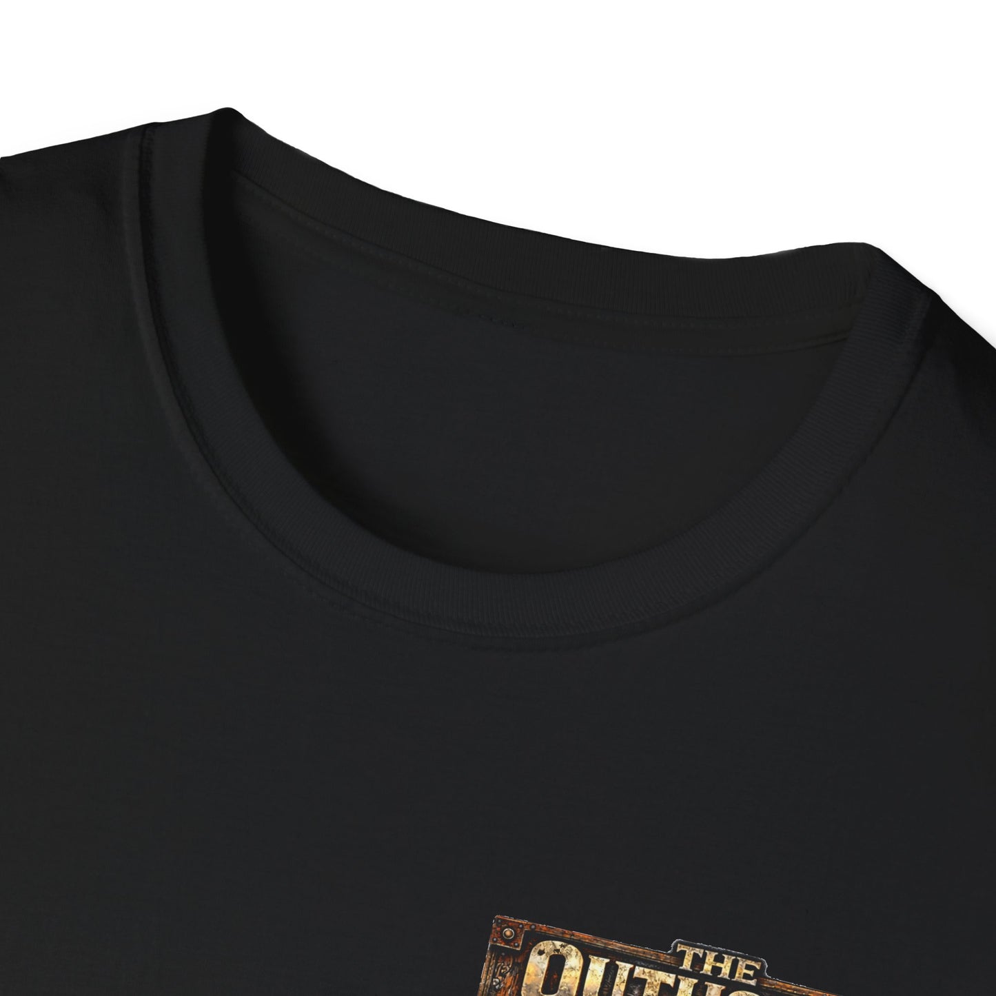 Outhouse Salute T-Shirt — Rustic Hand Gesture Graphic Tee