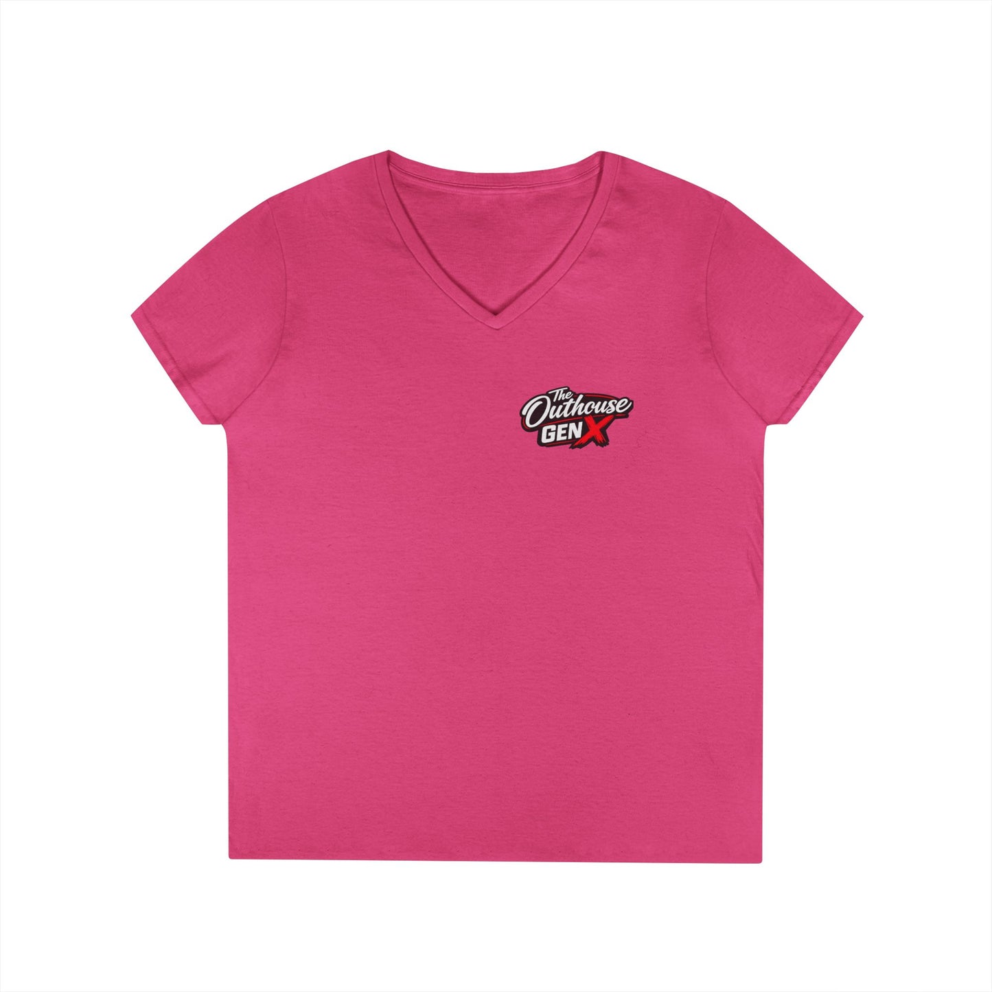 Gen X 'Raised on Hose Water' Ladies' V-Neck T-Shirt