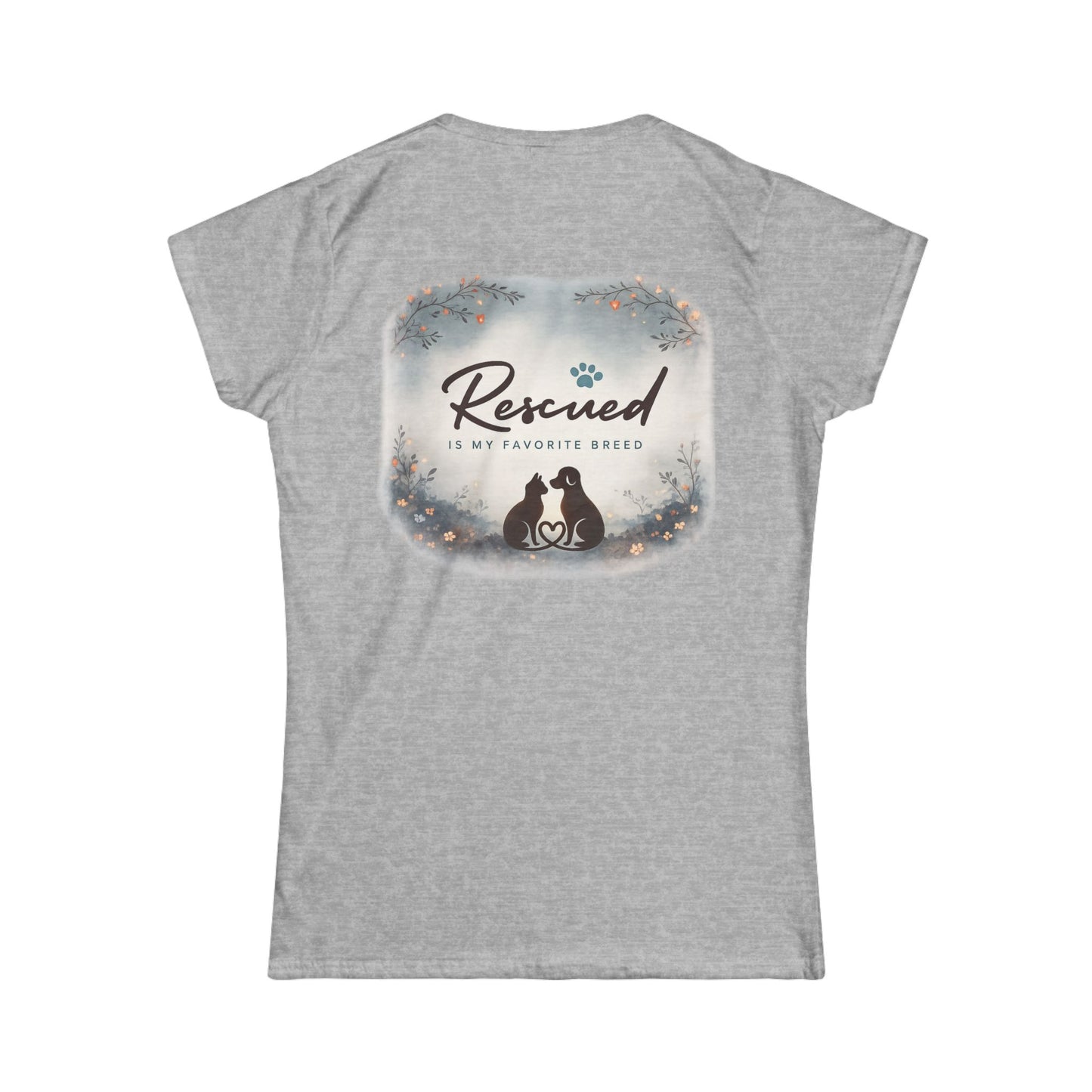 Rescued Is My Favorite Breed Women's Tee