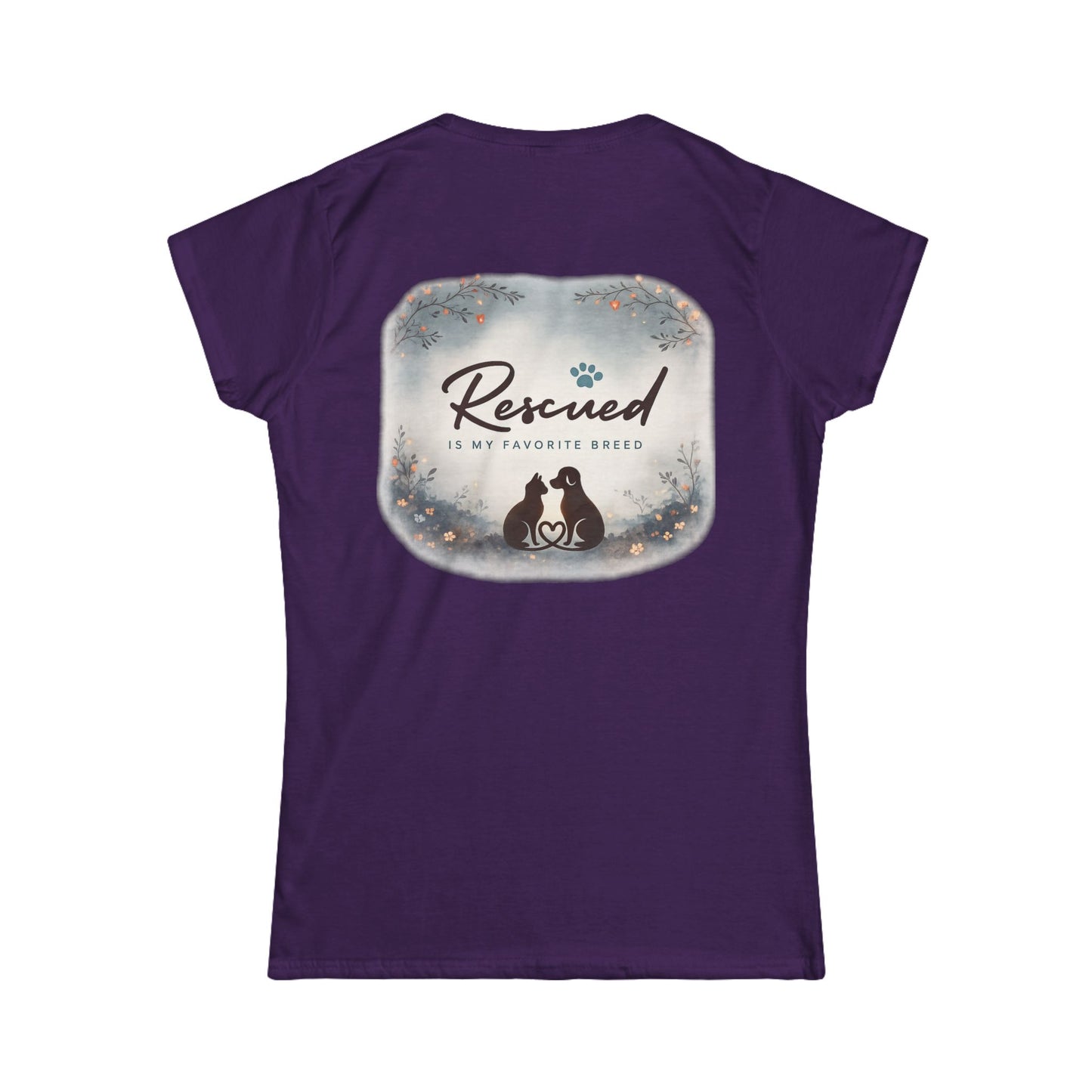 Rescued Is My Favorite Breed Women's Tee