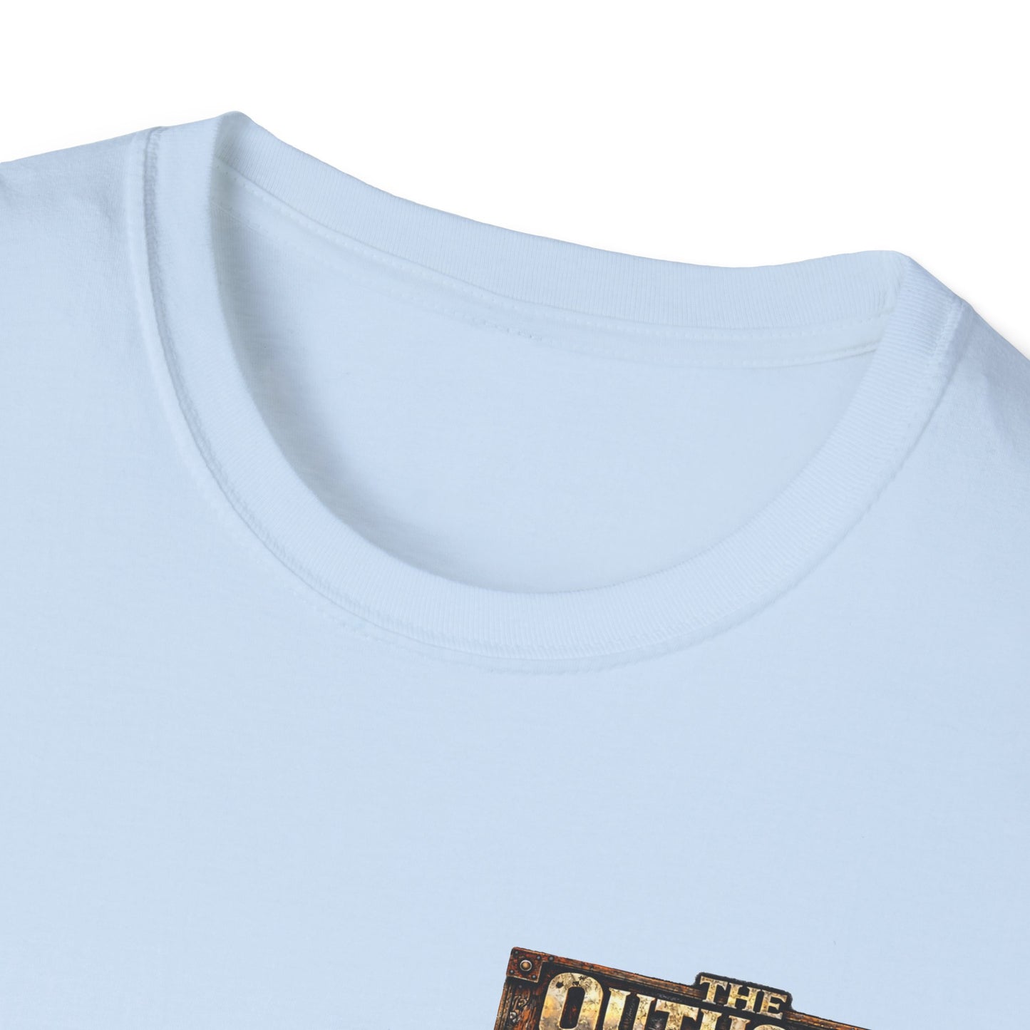 Outhouse Salute T-Shirt — Rustic Hand Gesture Graphic Tee