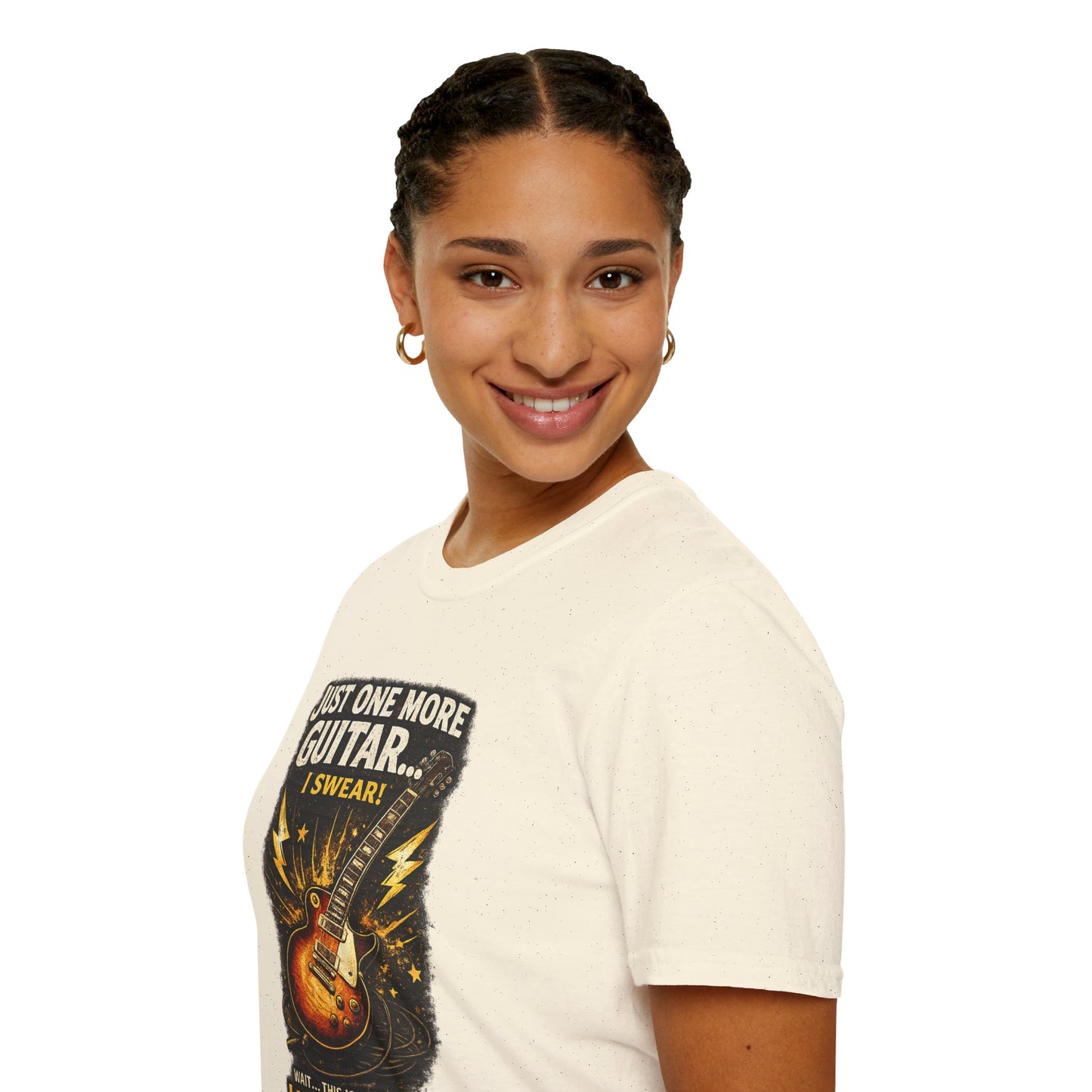 Guitar Lover T‑Shirt — "Just One More Guitar, I Lost Count" Retro Electric Guitar Tee