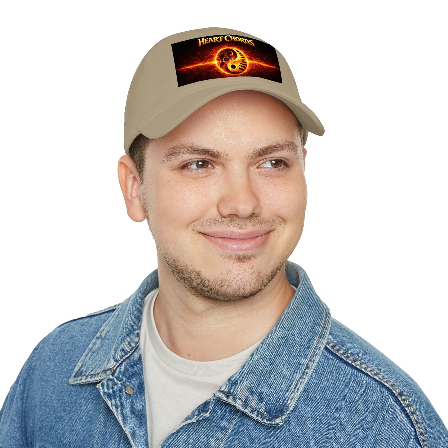 Heart Chords Baseball Cap — Fiery Yin Yang Music Logo