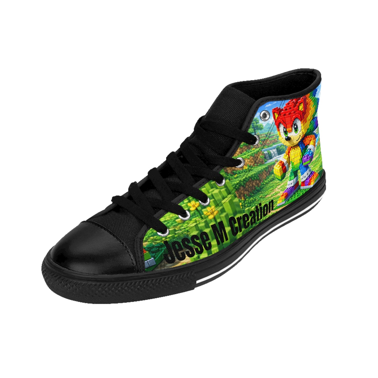 Custom Cartoon Character High-Top Sneakers — Jesse M Creation