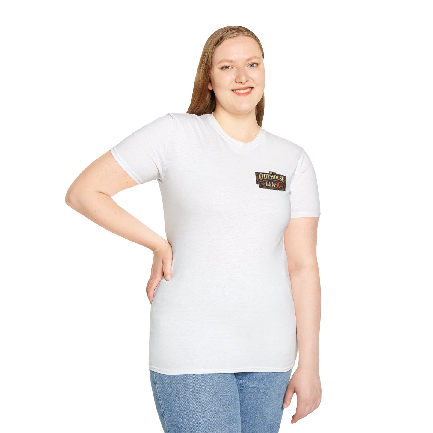 The Outhouse Cold Beer T-Shirt — Gen‑X Garage Hangout Graphic Tee